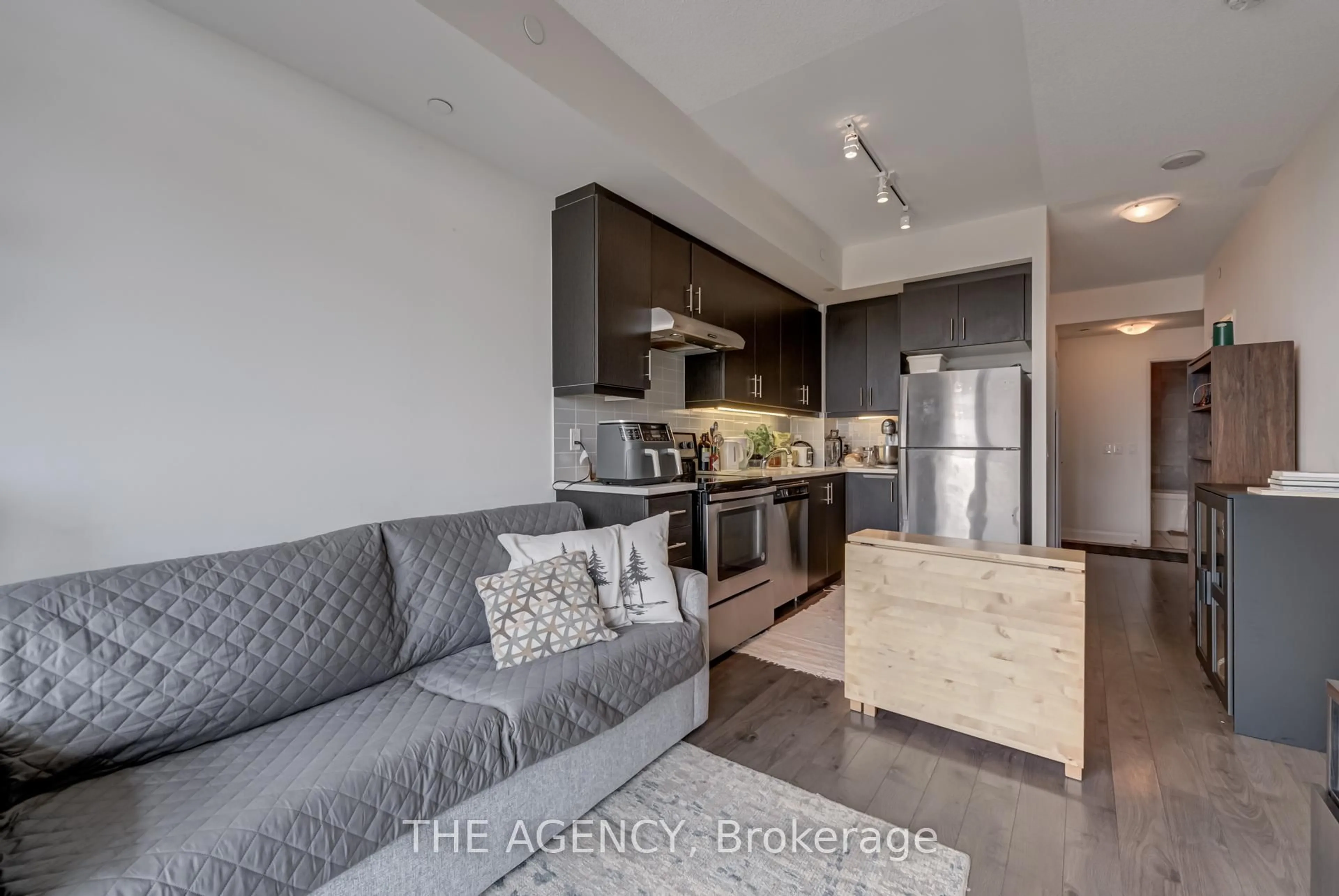 Open concept kitchen, unknown for 17 Zorra St #507, Toronto Ontario M8Z 0C8