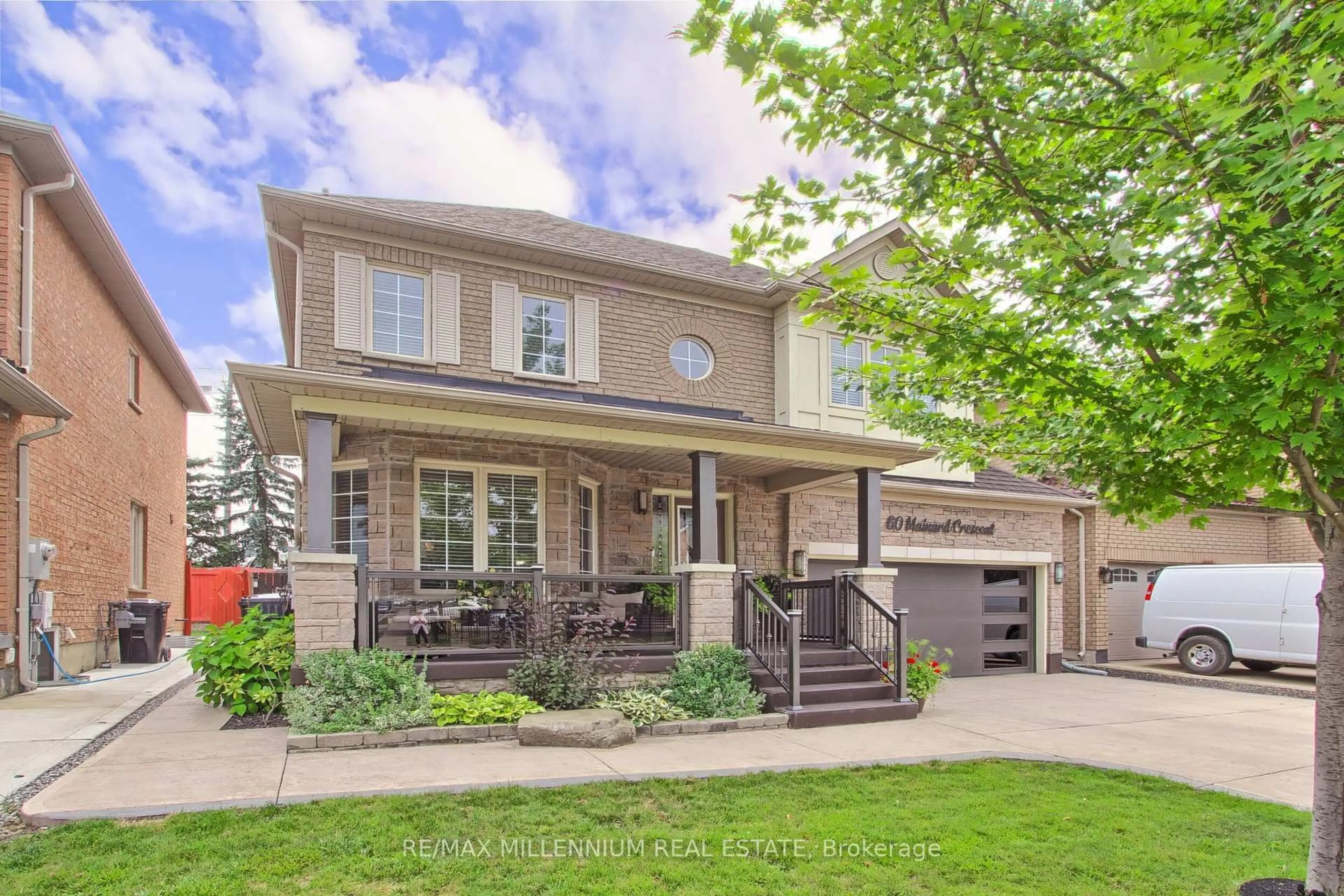 Home with brick exterior material, street for 60 Mainard Cres, Brampton Ontario L6R 2T8