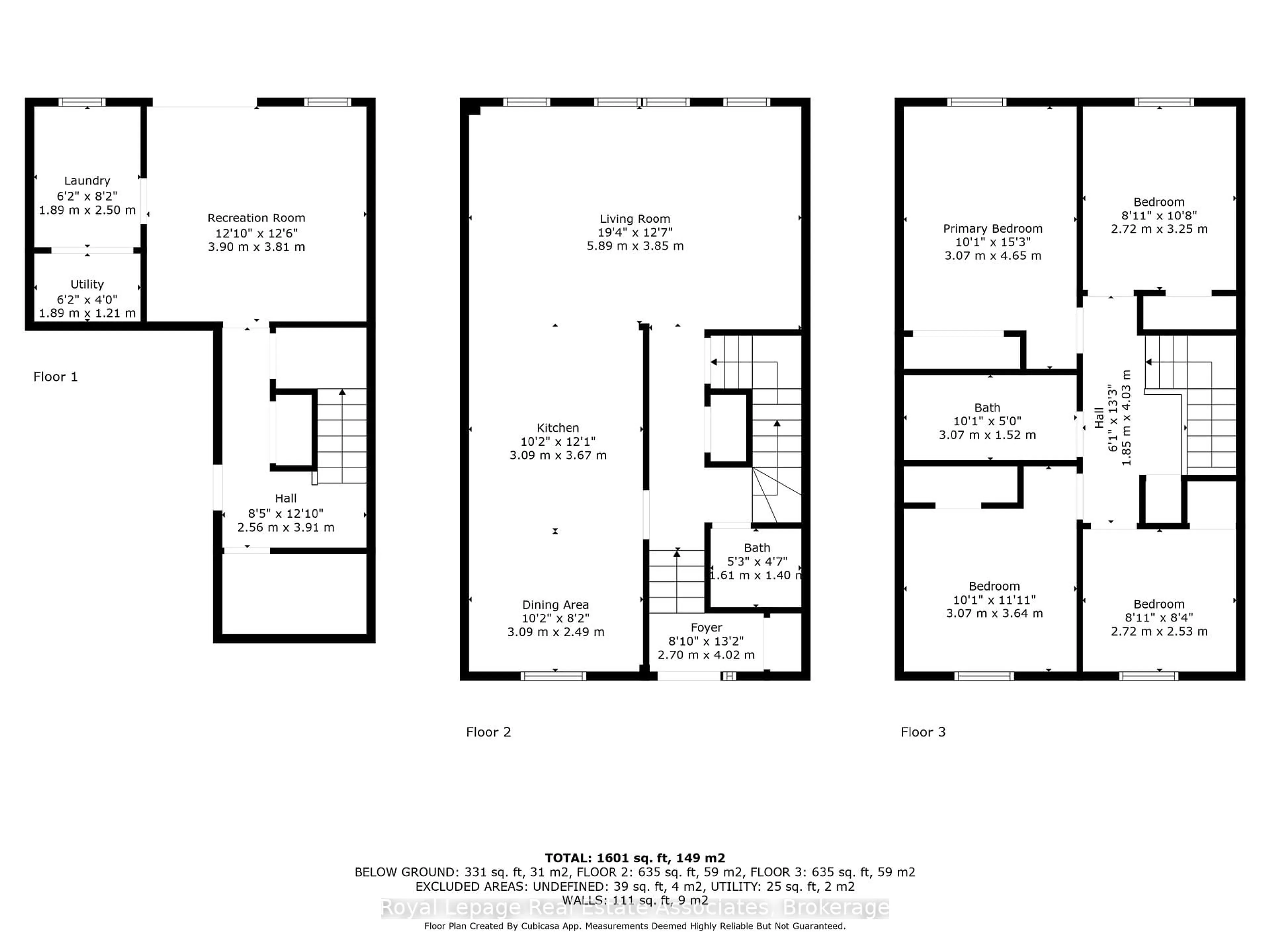 Floor plan for 2203 Mountain Grove Ave #11, Burlington Ontario L7P 2H8