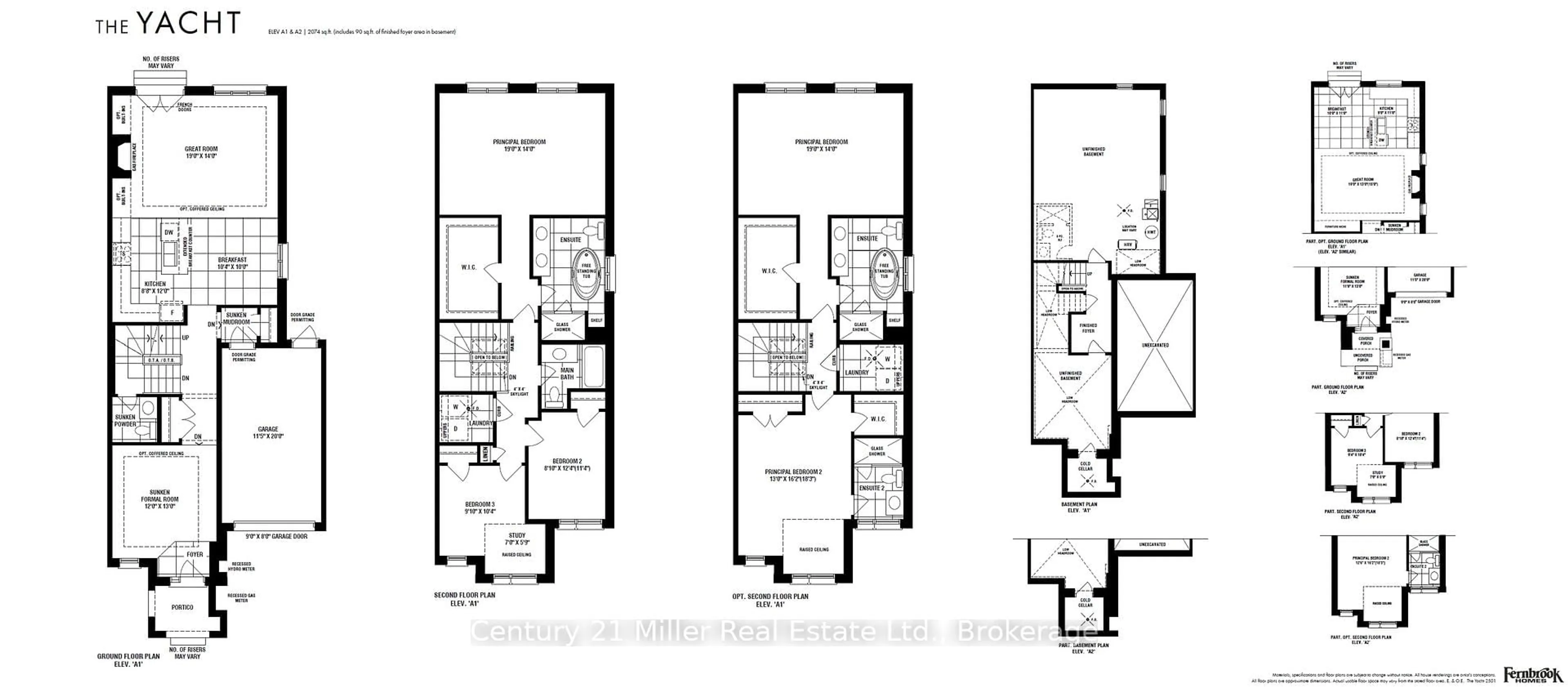 Floor plan for Lot 8 Owlsnest Way, Oakville Ontario L6M 4G3