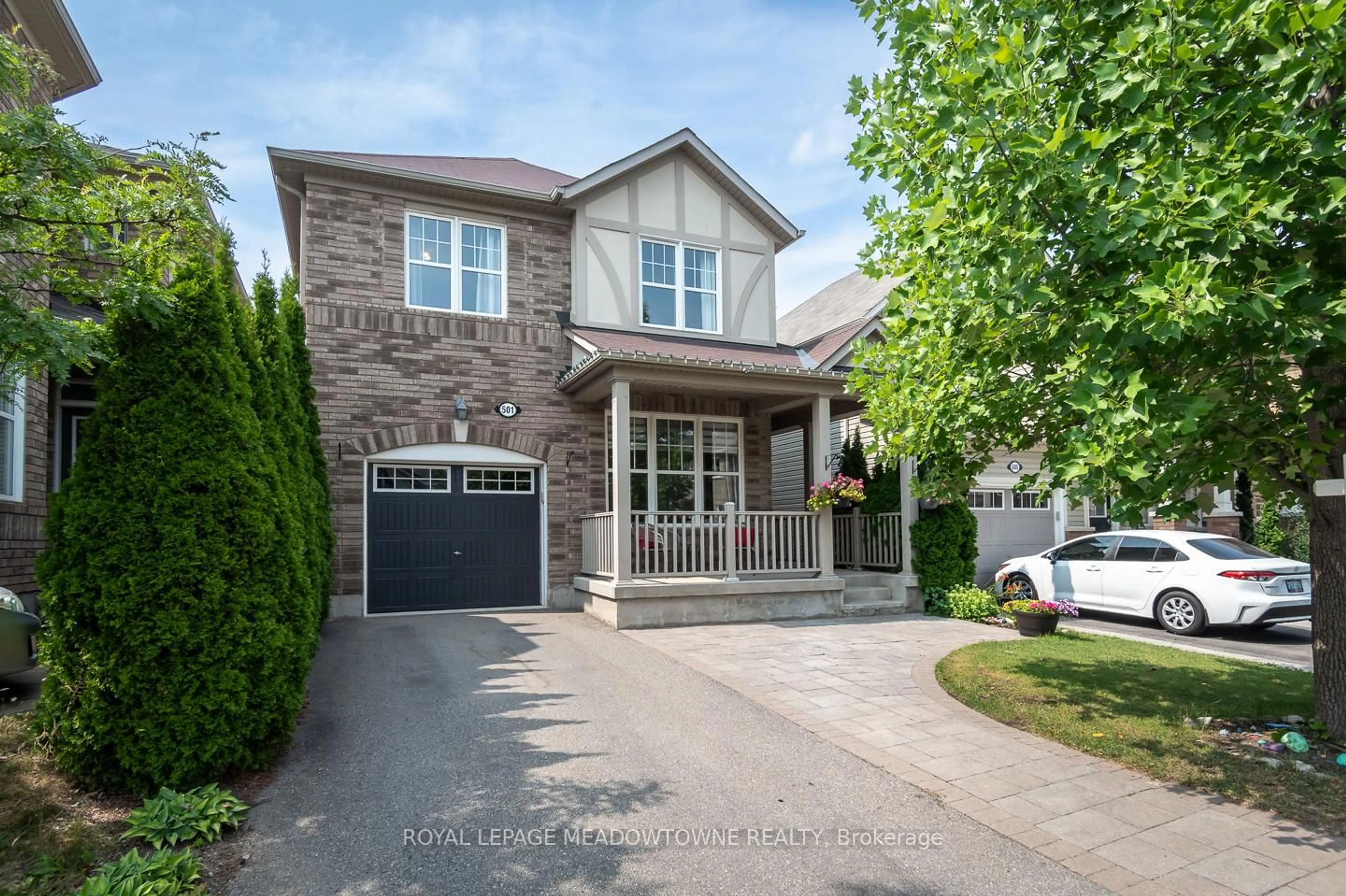 Home with brick exterior material, street for 501 Tyrone Cres, Milton Ontario L9T 8J5