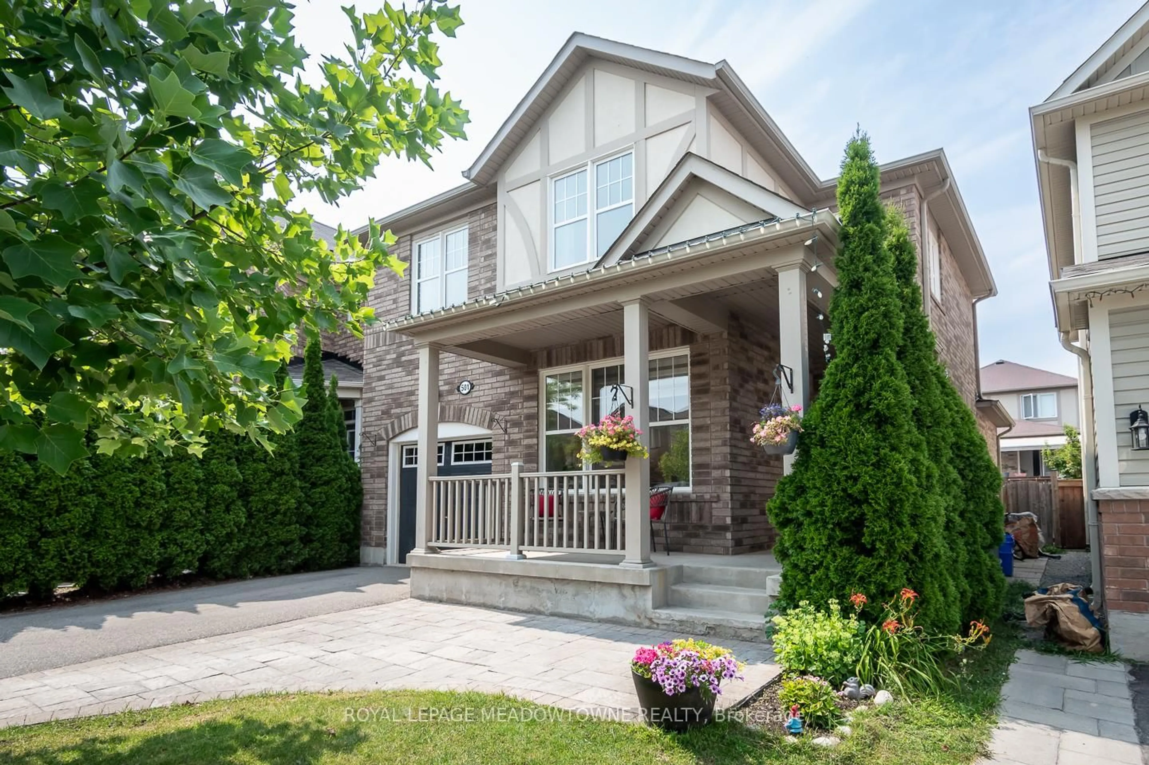 Home with brick exterior material, street for 501 Tyrone Cres, Milton Ontario L9T 8J5