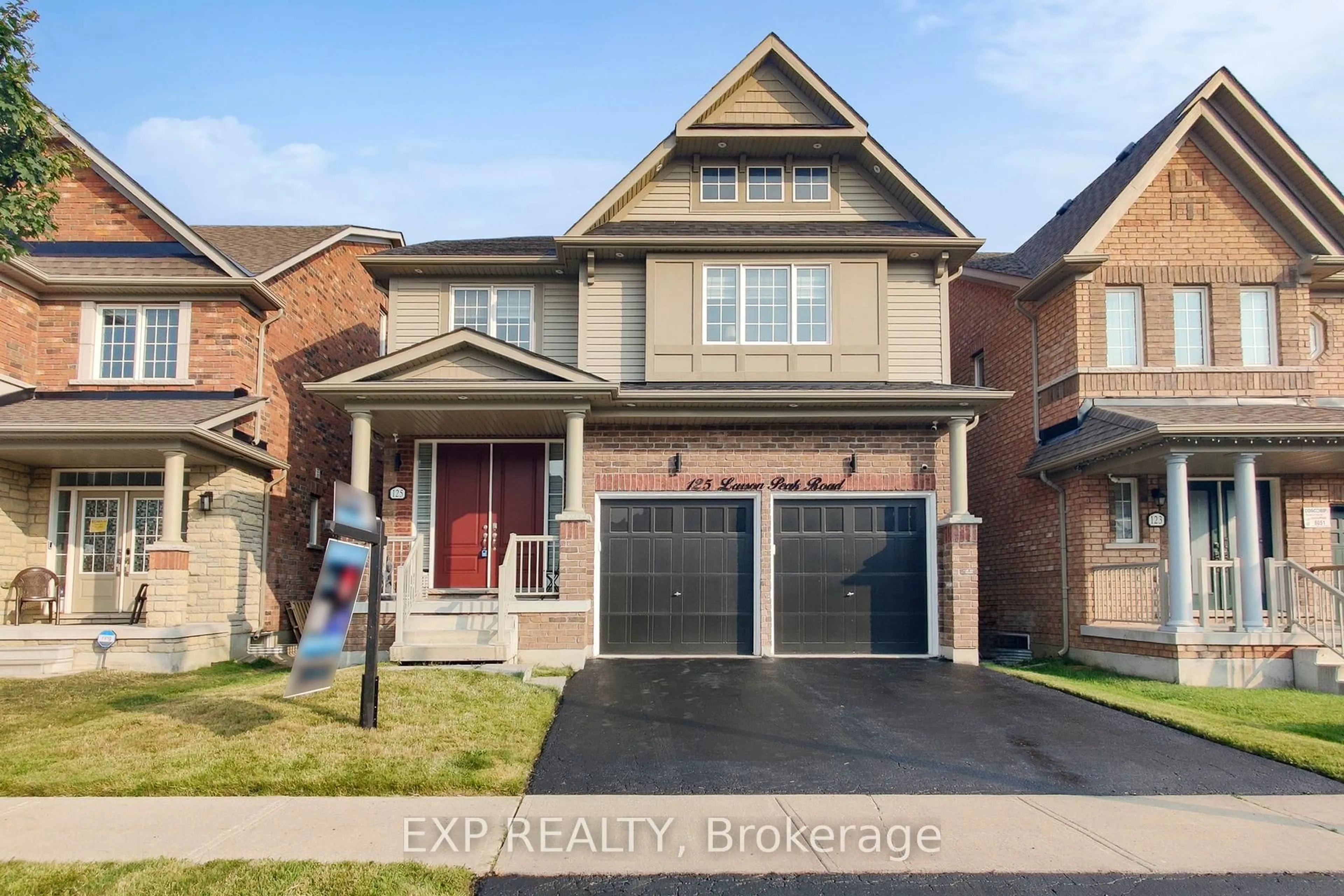 Home with brick exterior material, street for 125 Larson Peak Rd, Caledon Ontario N9C 1J6