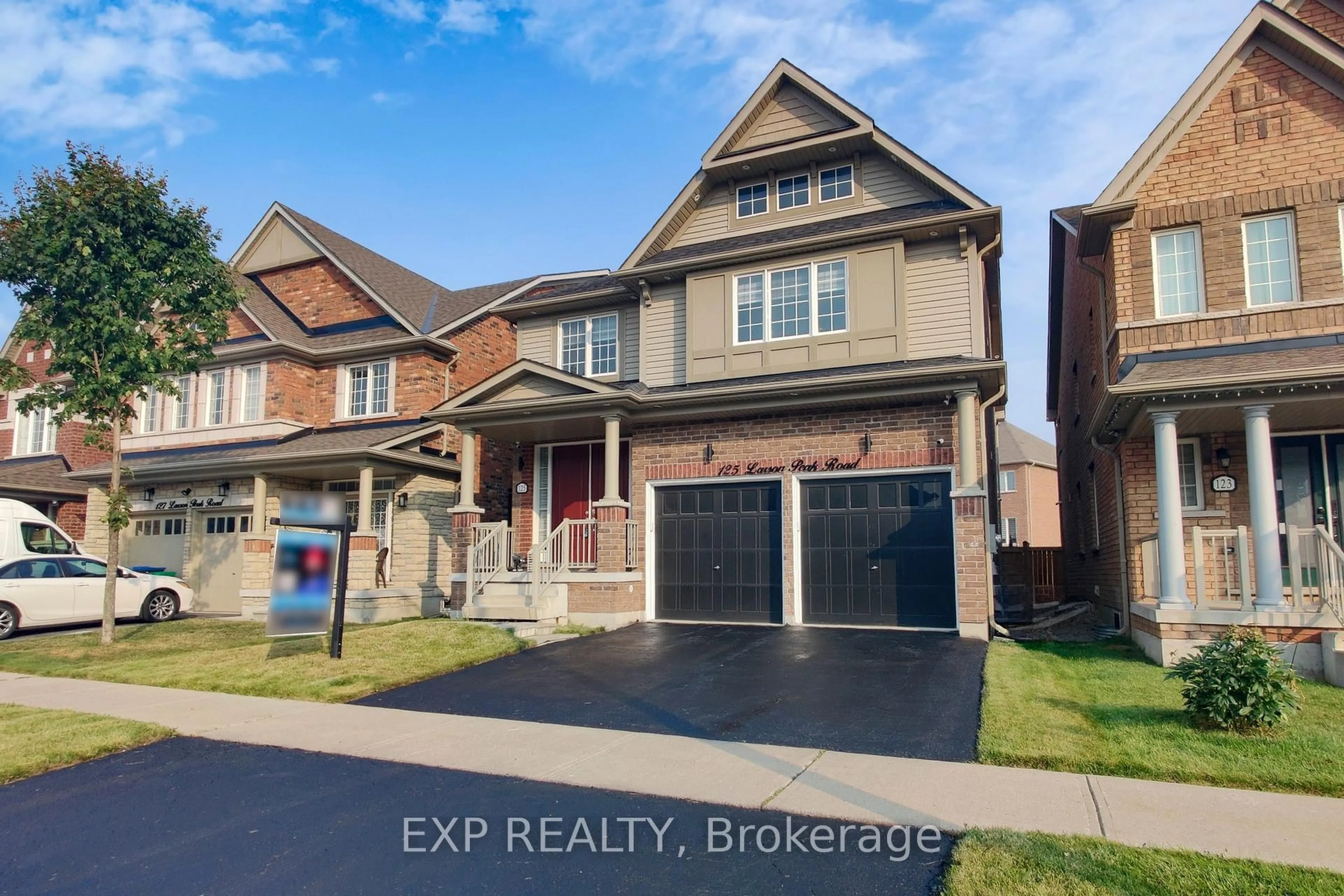 Home with brick exterior material, street for 125 Larson Peak Rd, Caledon Ontario N9C 1J6