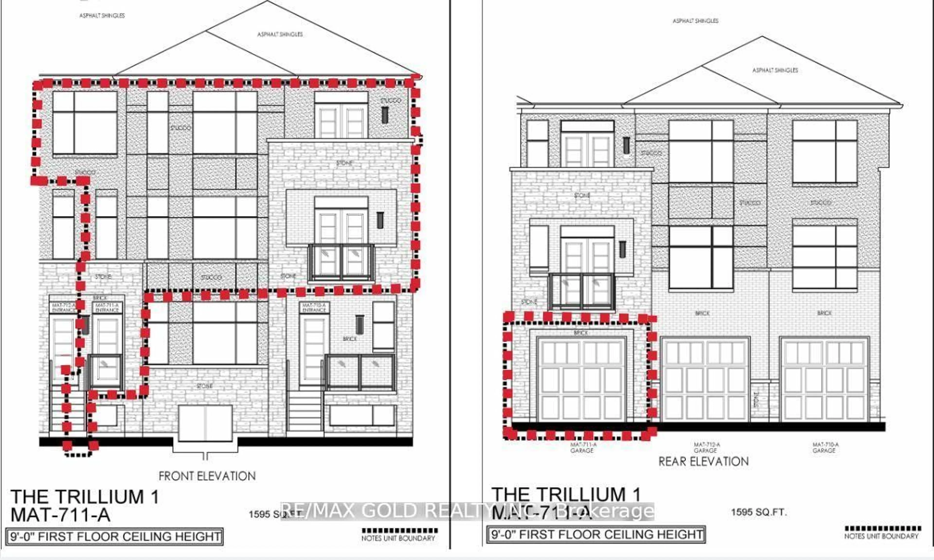 Floor plan for 35 Fieldridge Cres #36, Brampton Ontario L6R 4G6