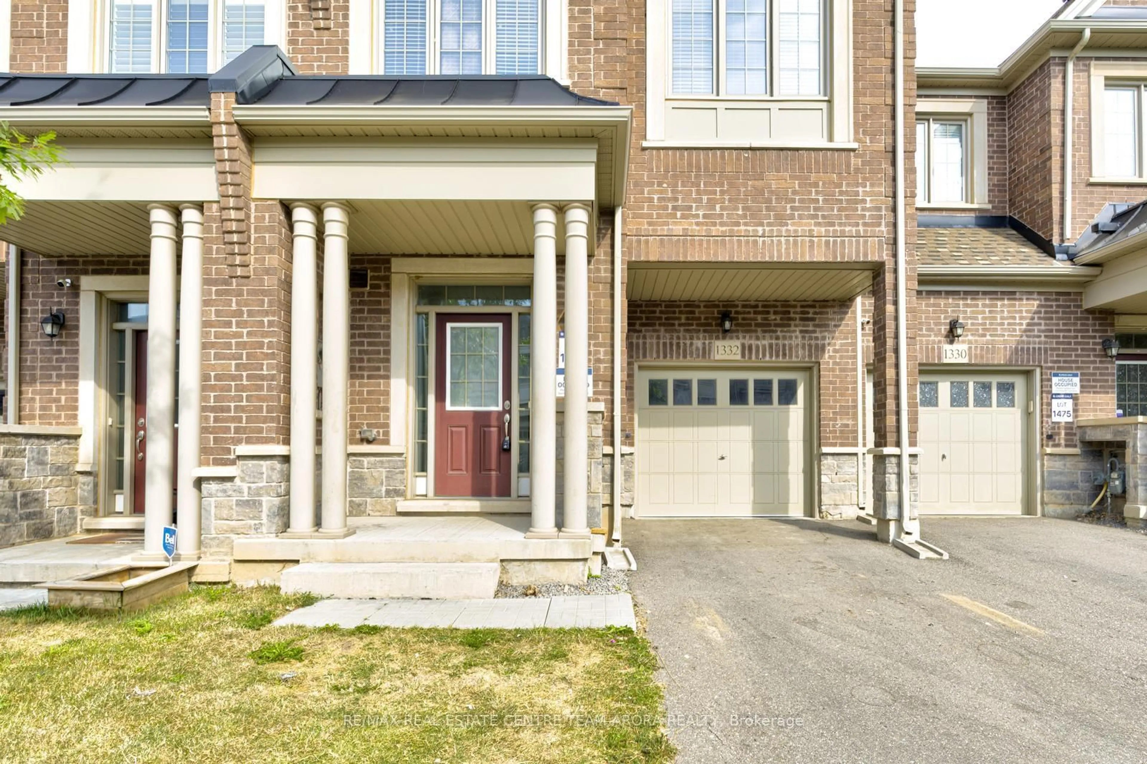 Home with brick exterior material, street for 1332 Restivo Lane, Milton Ontario L9E 1J9