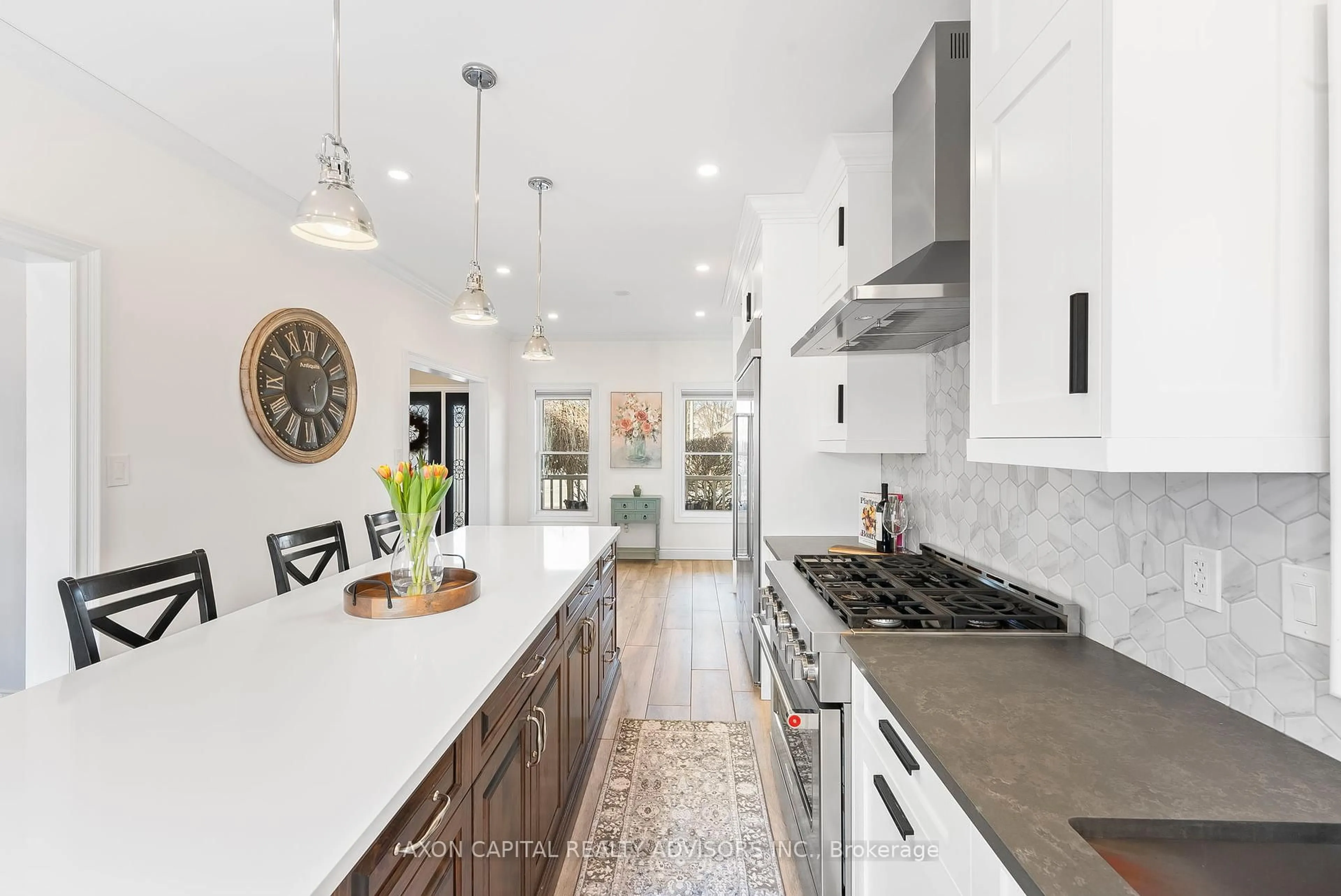 Open concept kitchen, ceramic/tile floor for 82 Spencer Ave, Orangeville Ontario L9W 5H8