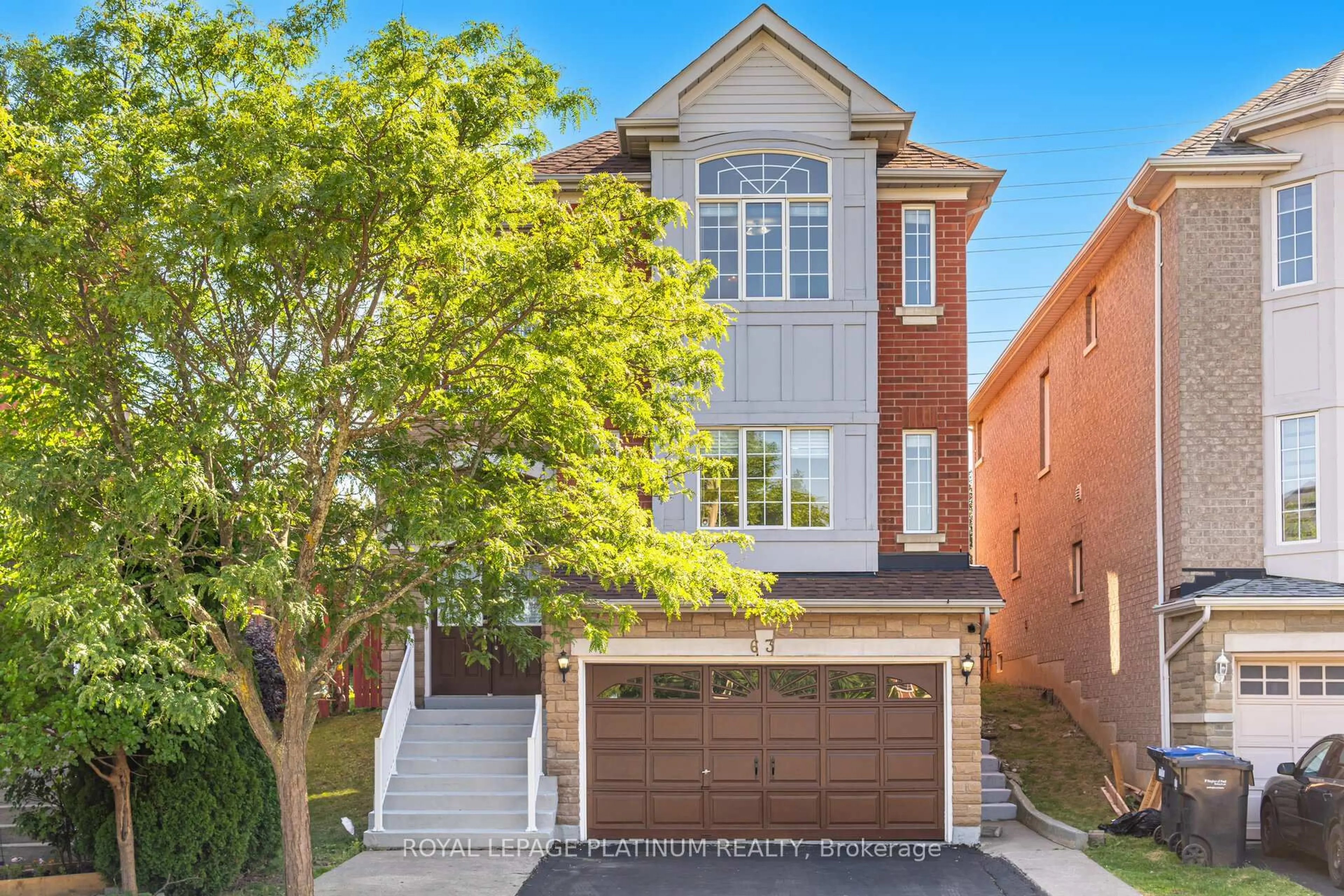 Home with brick exterior material, street for 63 Culture Cres, Brampton Ontario L6X 4X8