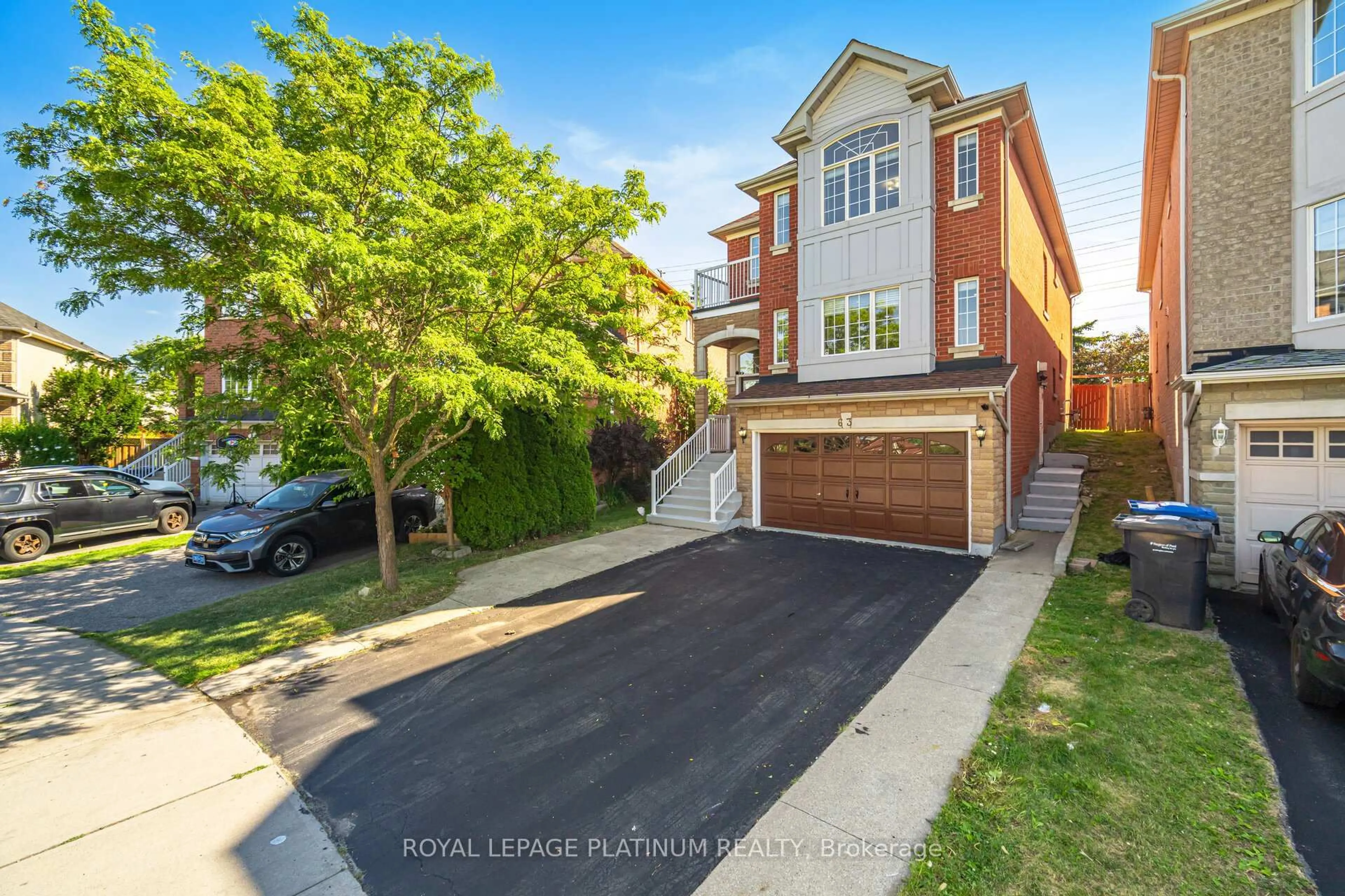Home with brick exterior material, street for 63 Culture Cres, Brampton Ontario L6X 4X8