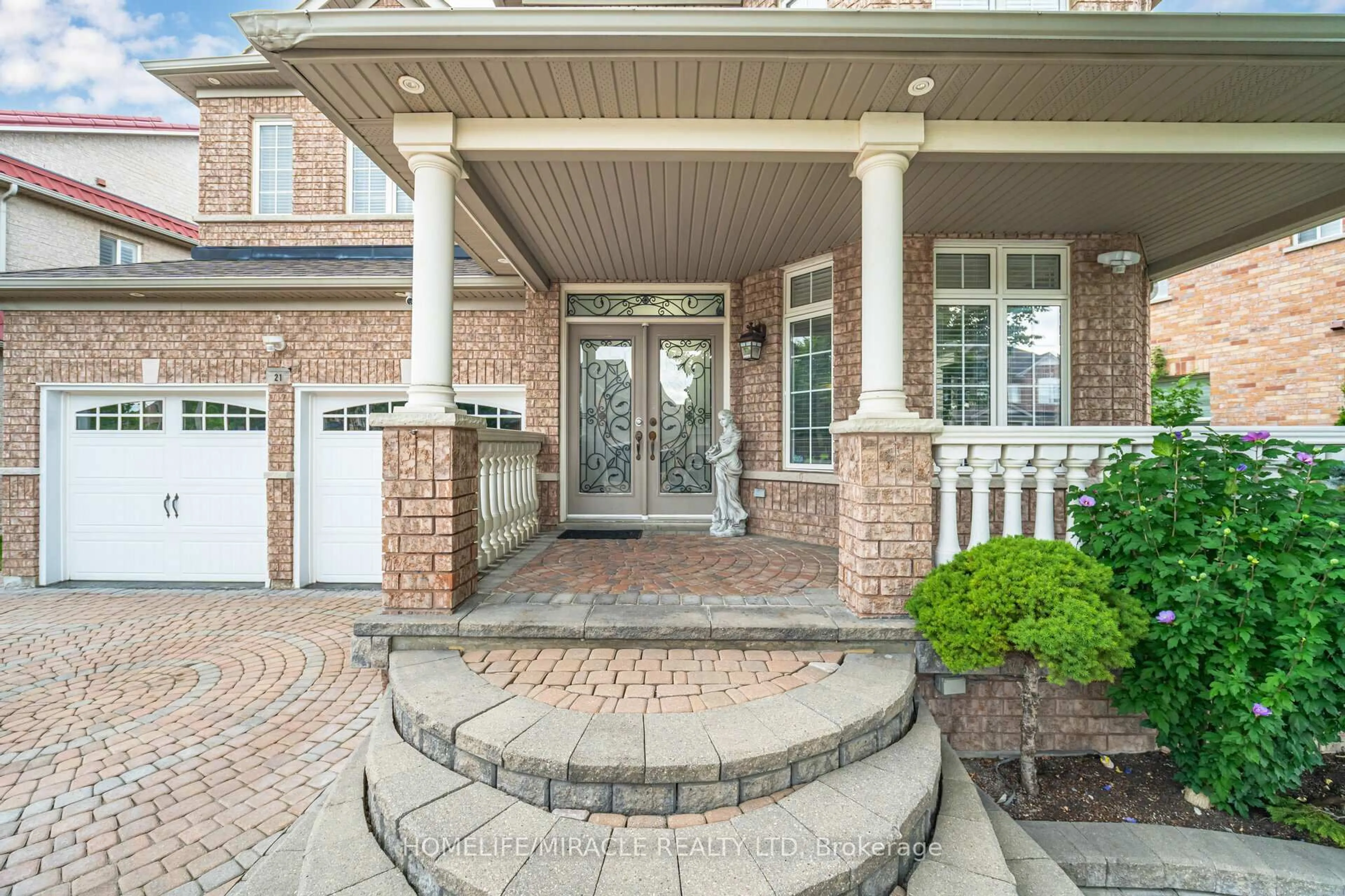 Home with brick exterior material, street for 21 Summershade St, Brampton Ontario L6P 2C2