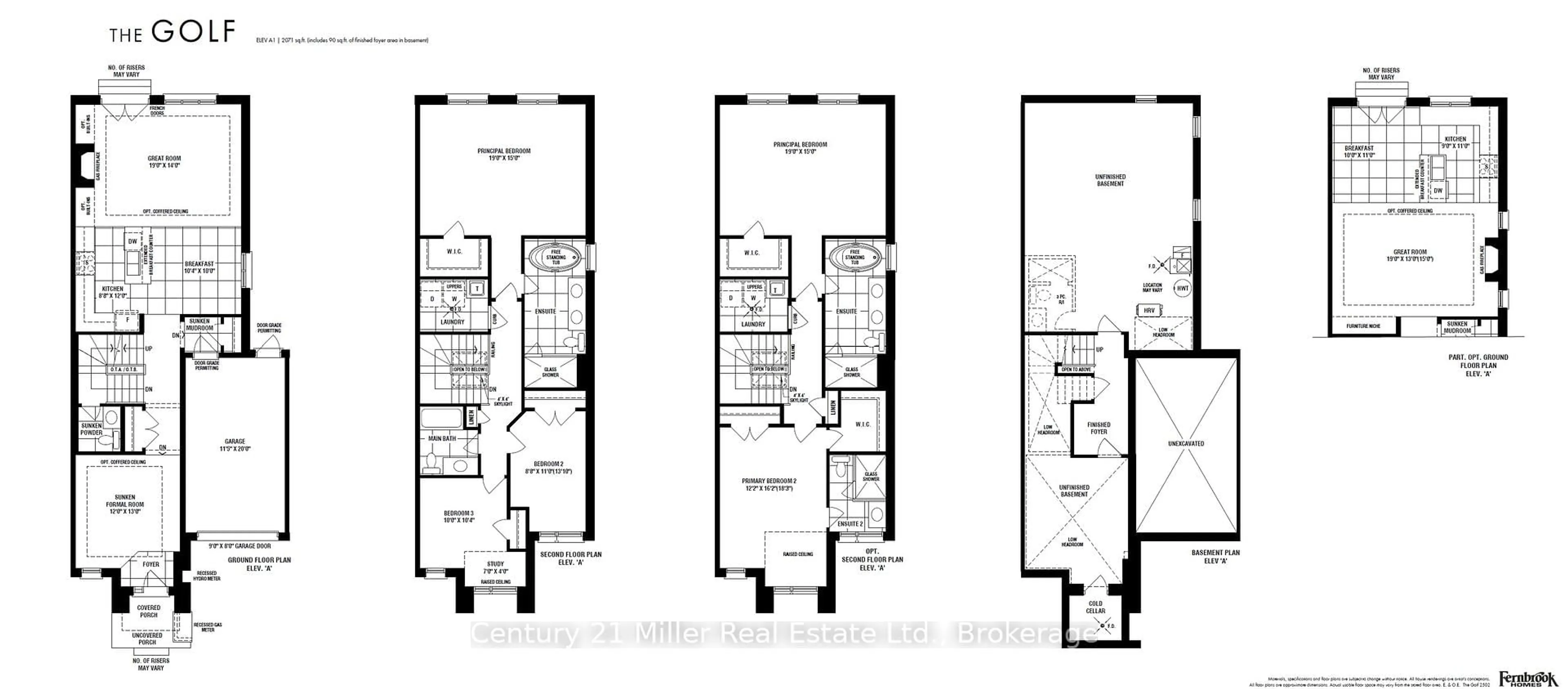 Floor plan for Lot 18 Owlsnest Way, Oakville Ontario L6M 4G3