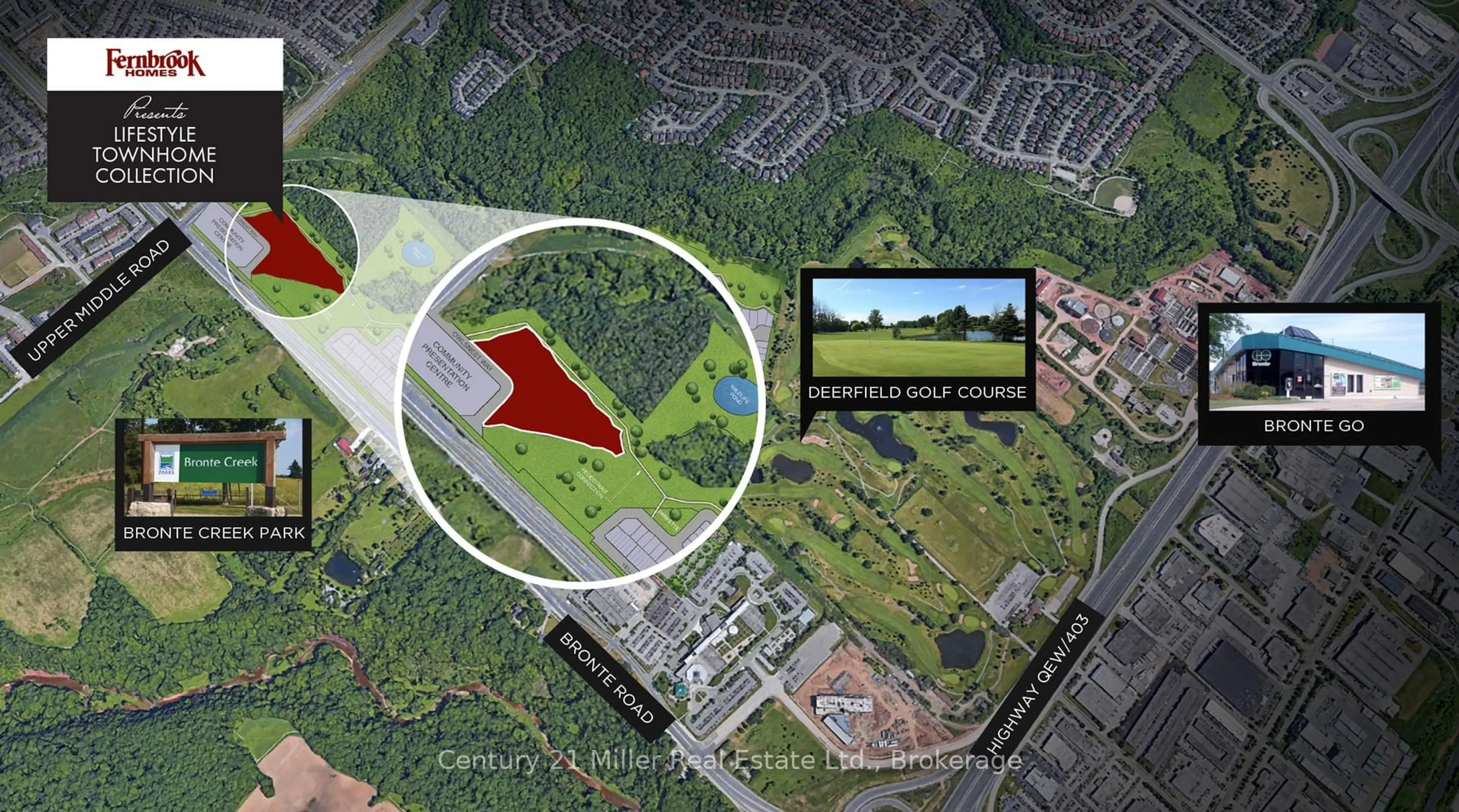 A pic from outside/outdoor area/front of a property/back of a property/a pic from drone, unknown for Lot 18 Owlsnest Way, Oakville Ontario L6M 4G3