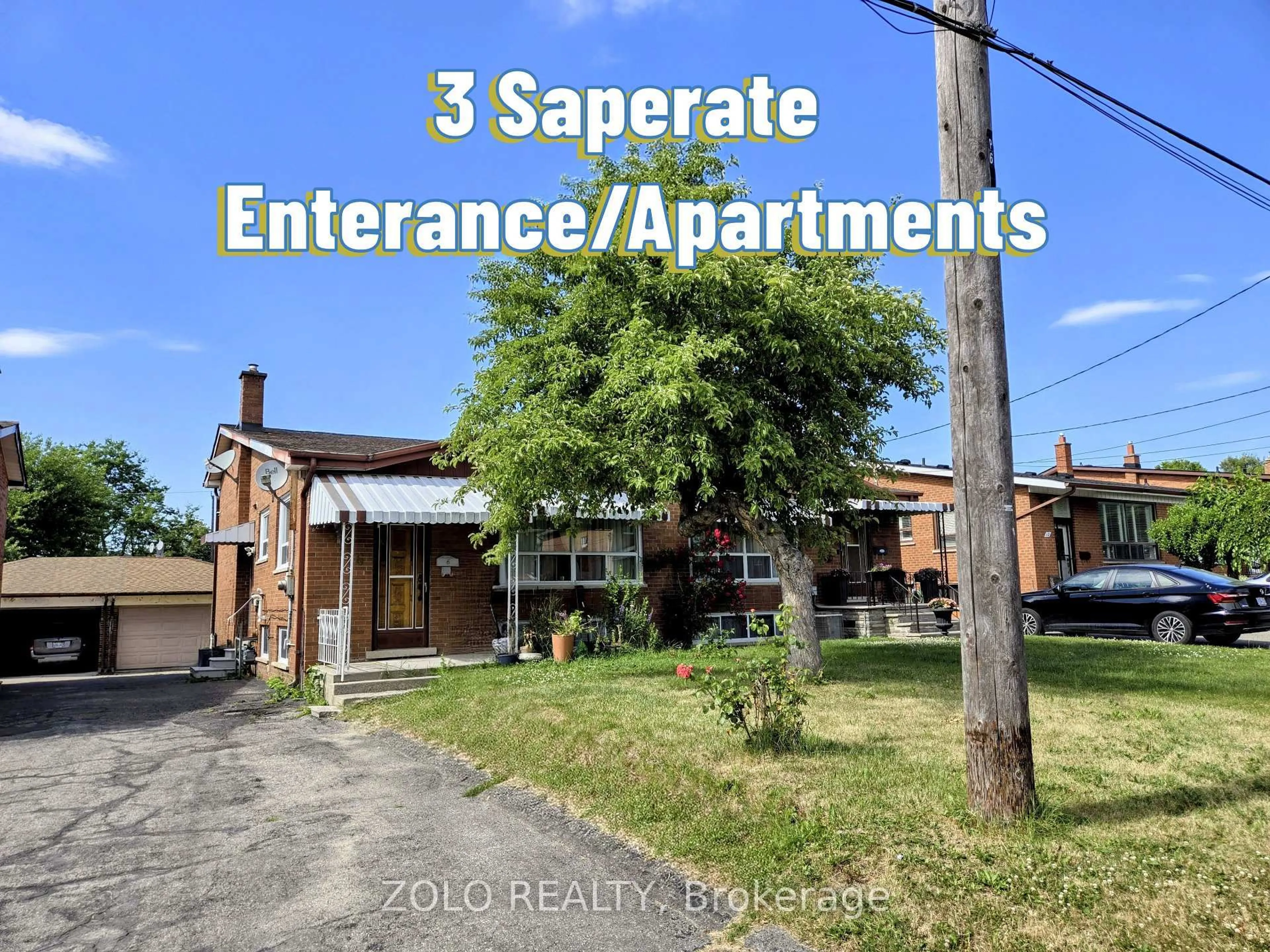 A pic from outside/outdoor area/front of a property/back of a property/a pic from drone, street for 6 Gotham Crt, Toronto Ontario M6M 2N8