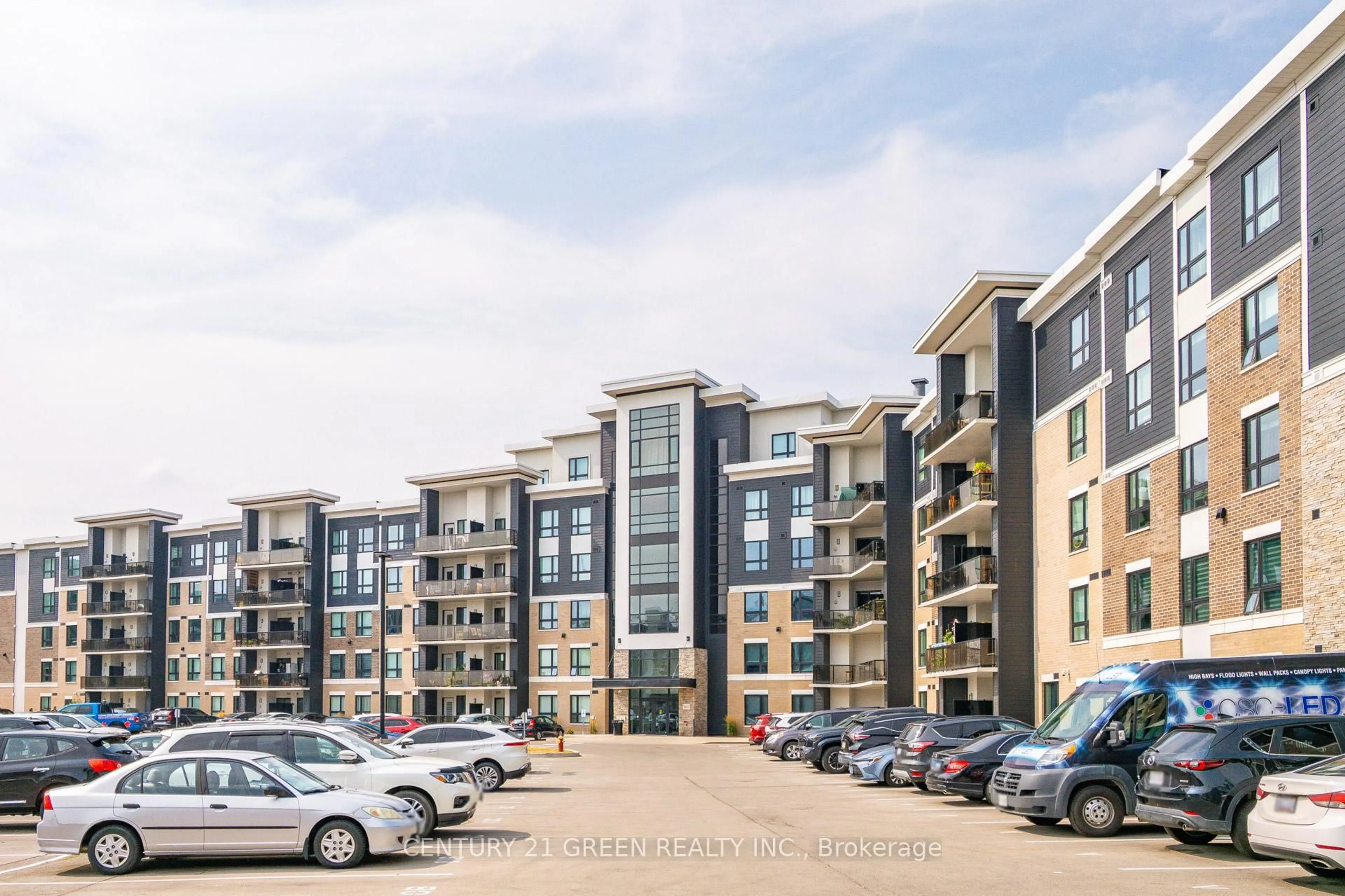 A pic from outside/outdoor area/front of a property/back of a property/a pic from drone, building for 630 Sauve St #417, Milton Ontario L9T 9A6