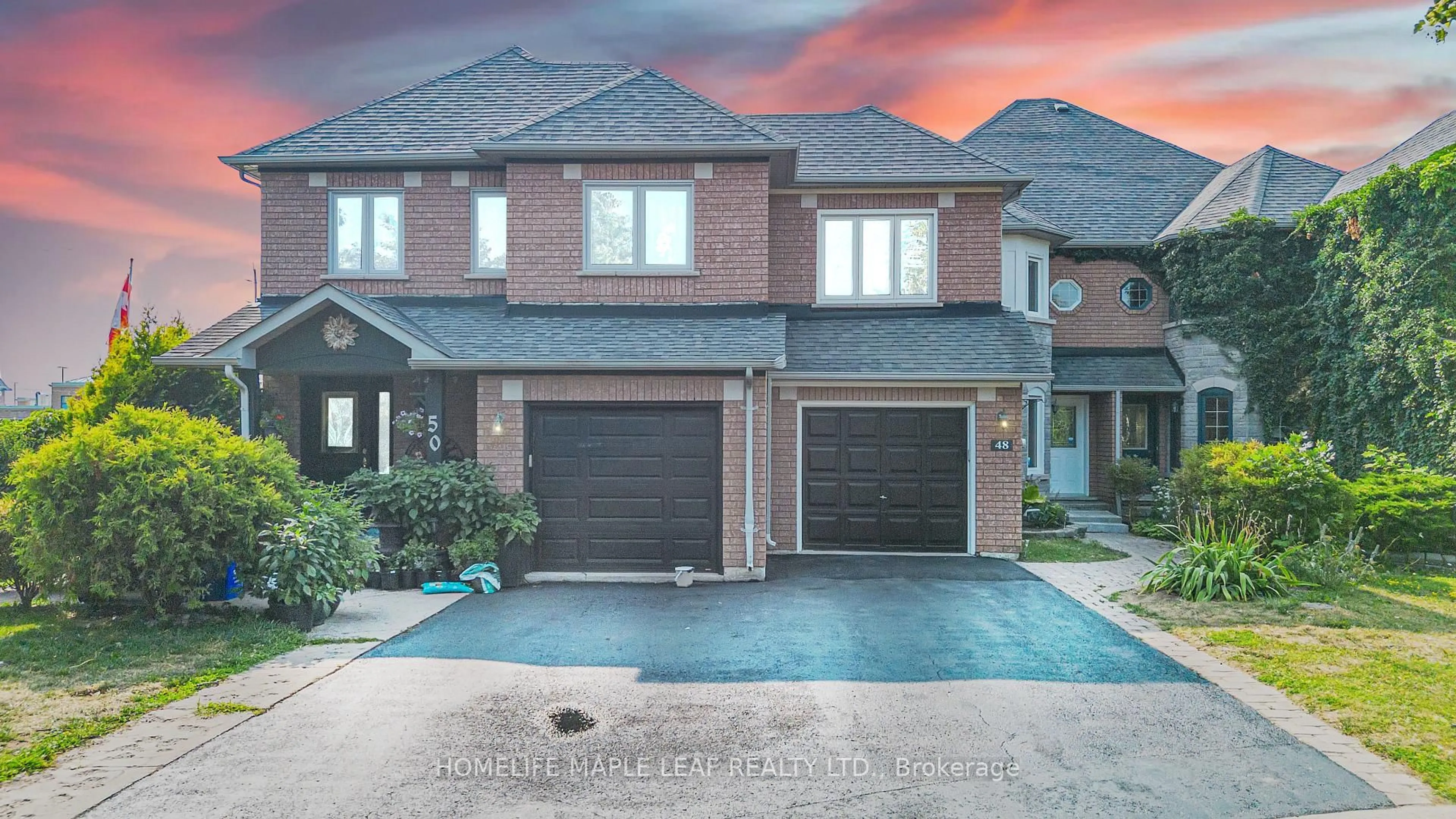 Home with brick exterior material, street for 48 James Young Dr, Halton Hills Ontario L7G 5S5