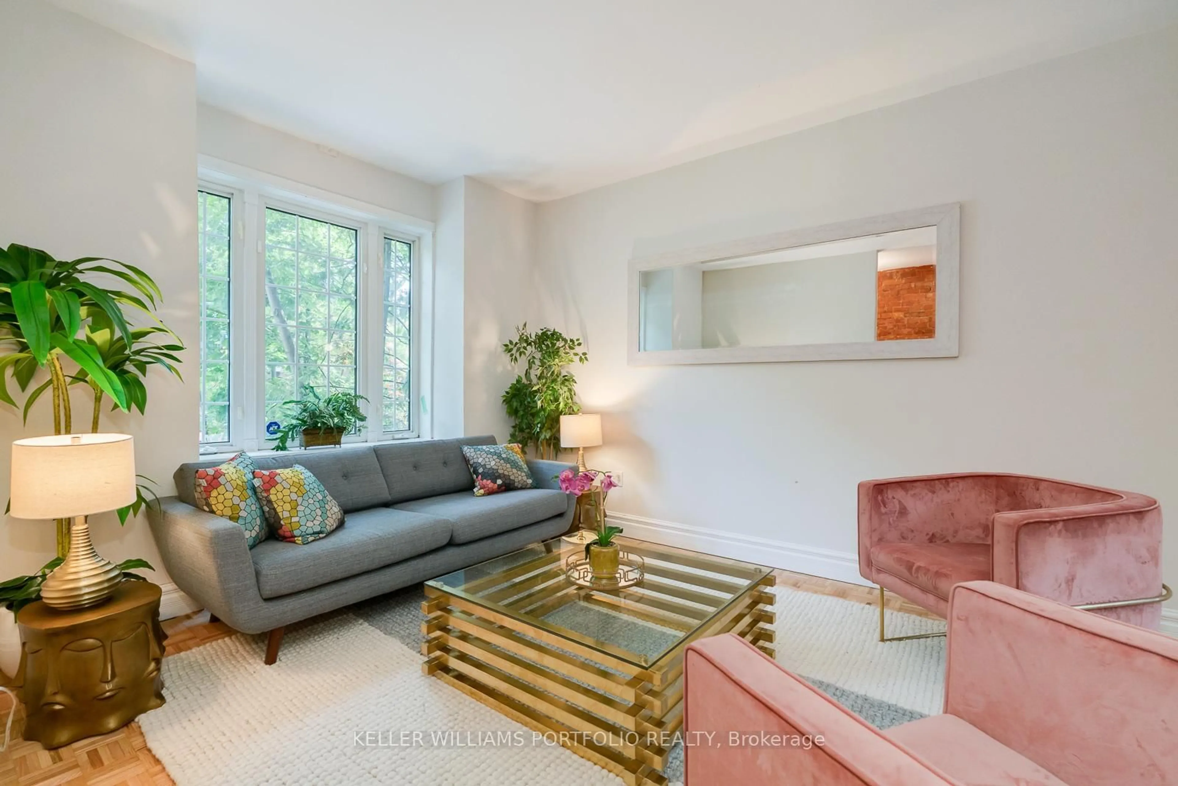 Living room with furniture, unknown for 6 Melbourne Ave, Toronto Ontario M6K 1K2