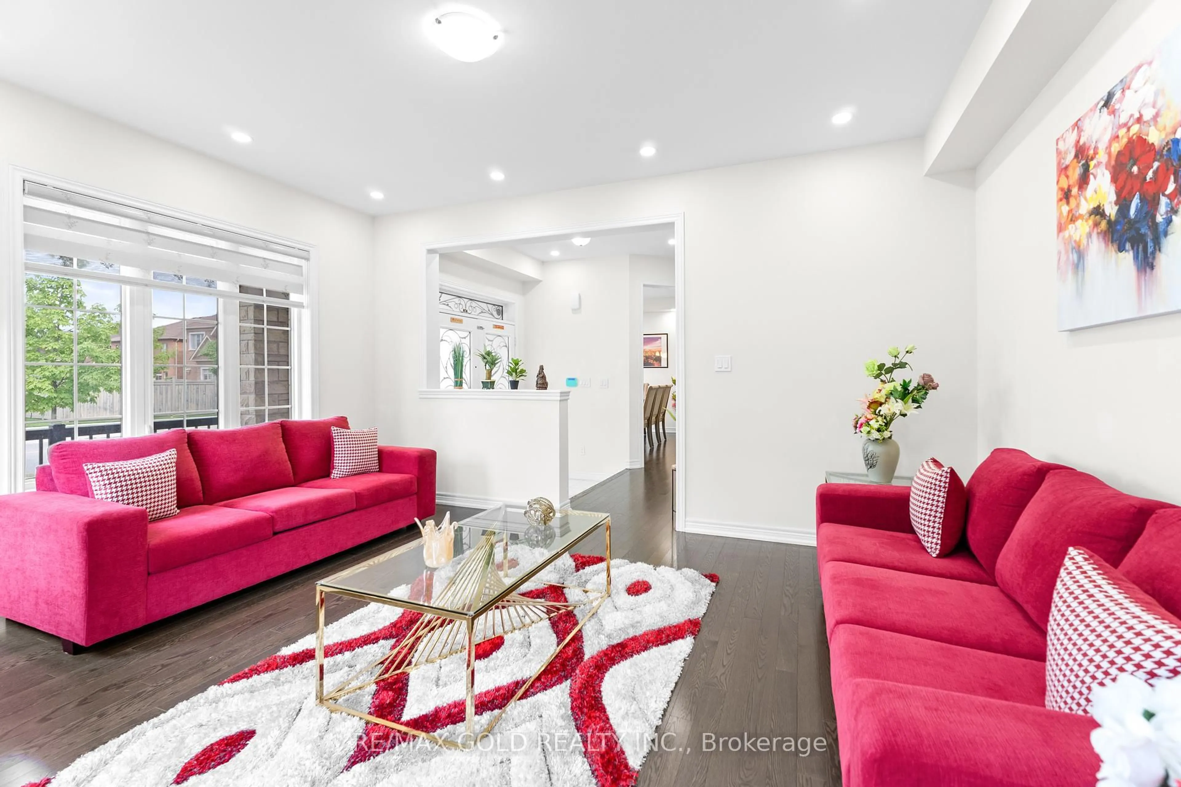 Living room with furniture, unknown for 84 John Carroll Dr, Brampton Ontario L6P 4J3