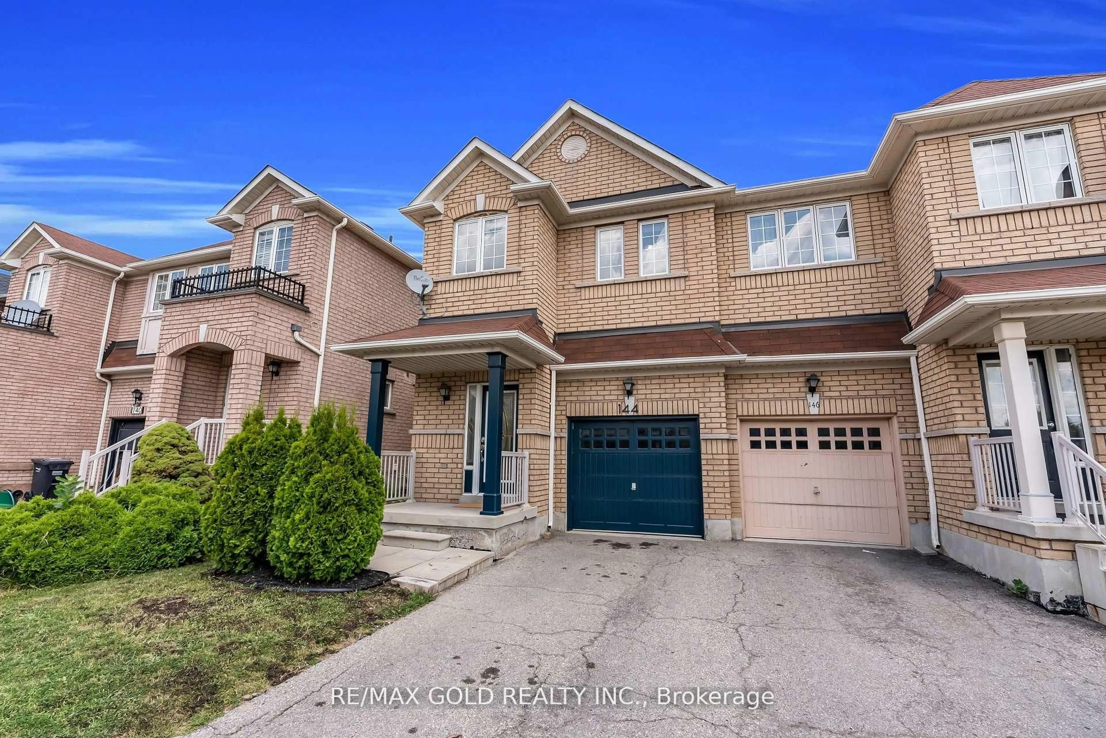 Home with brick exterior material, street for 144 Crystalview Cres, Brampton Ontario L6P 2R8