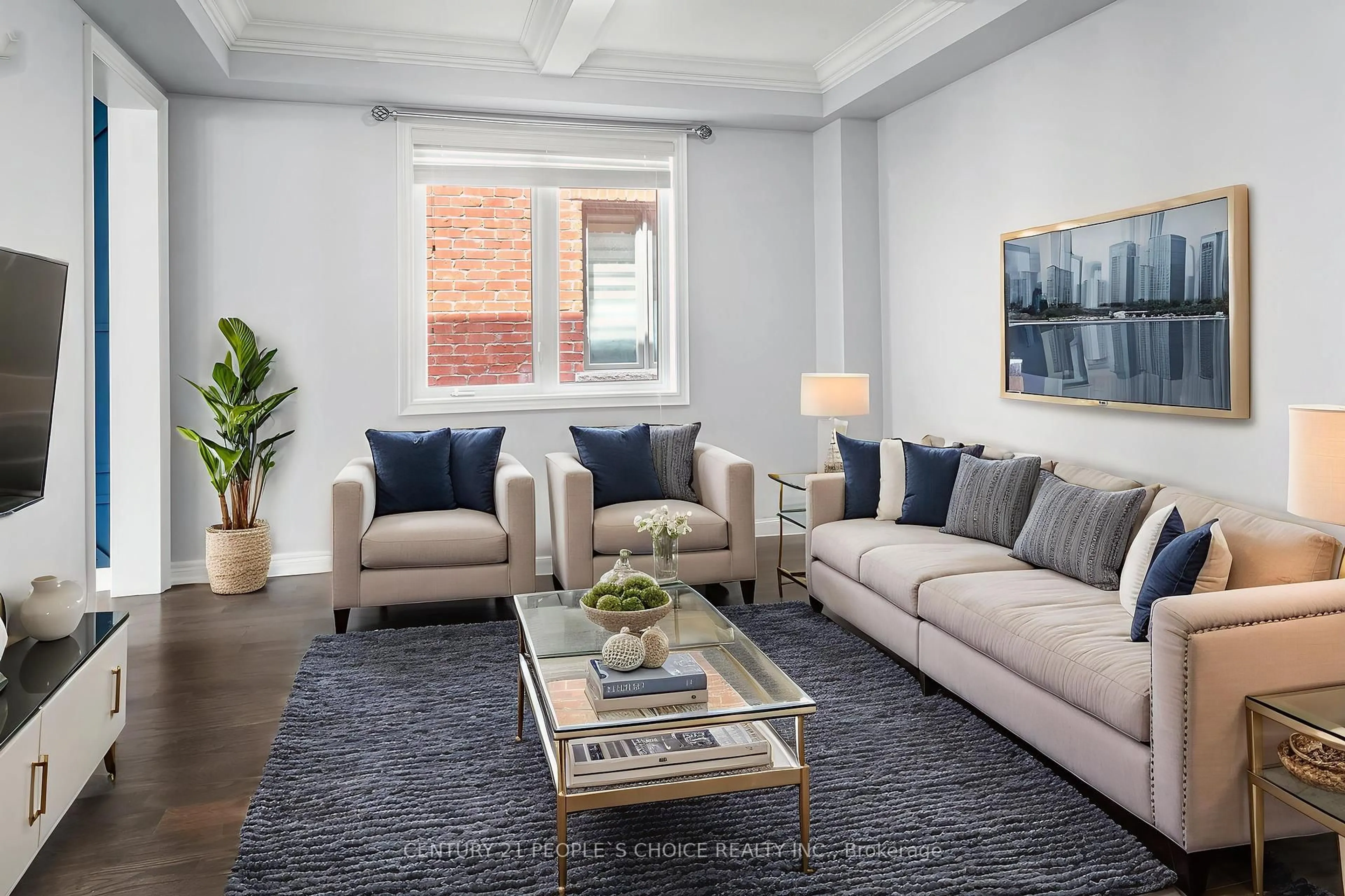 Living room with furniture, unknown for 22 Gainsford Rd, Brampton Ontario L6X 5N2
