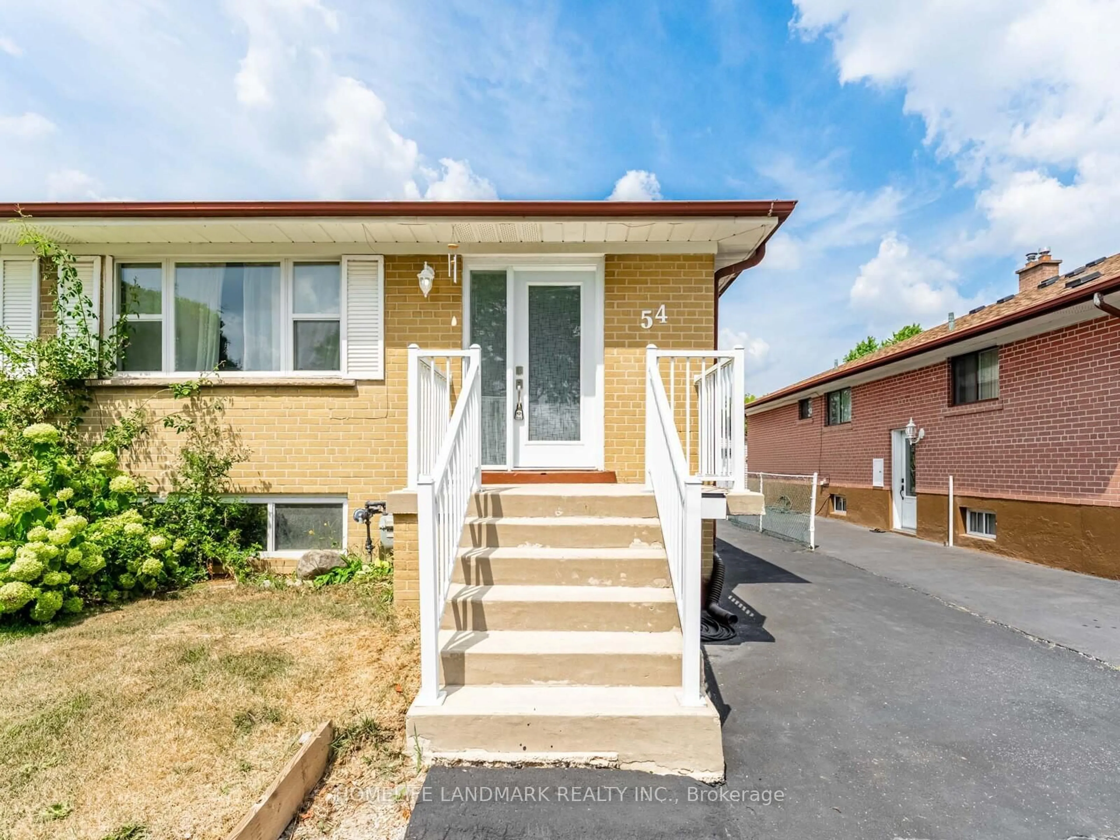 Home with brick exterior material, street for 54 Sanford Cres, Brampton Ontario L6X 2C3