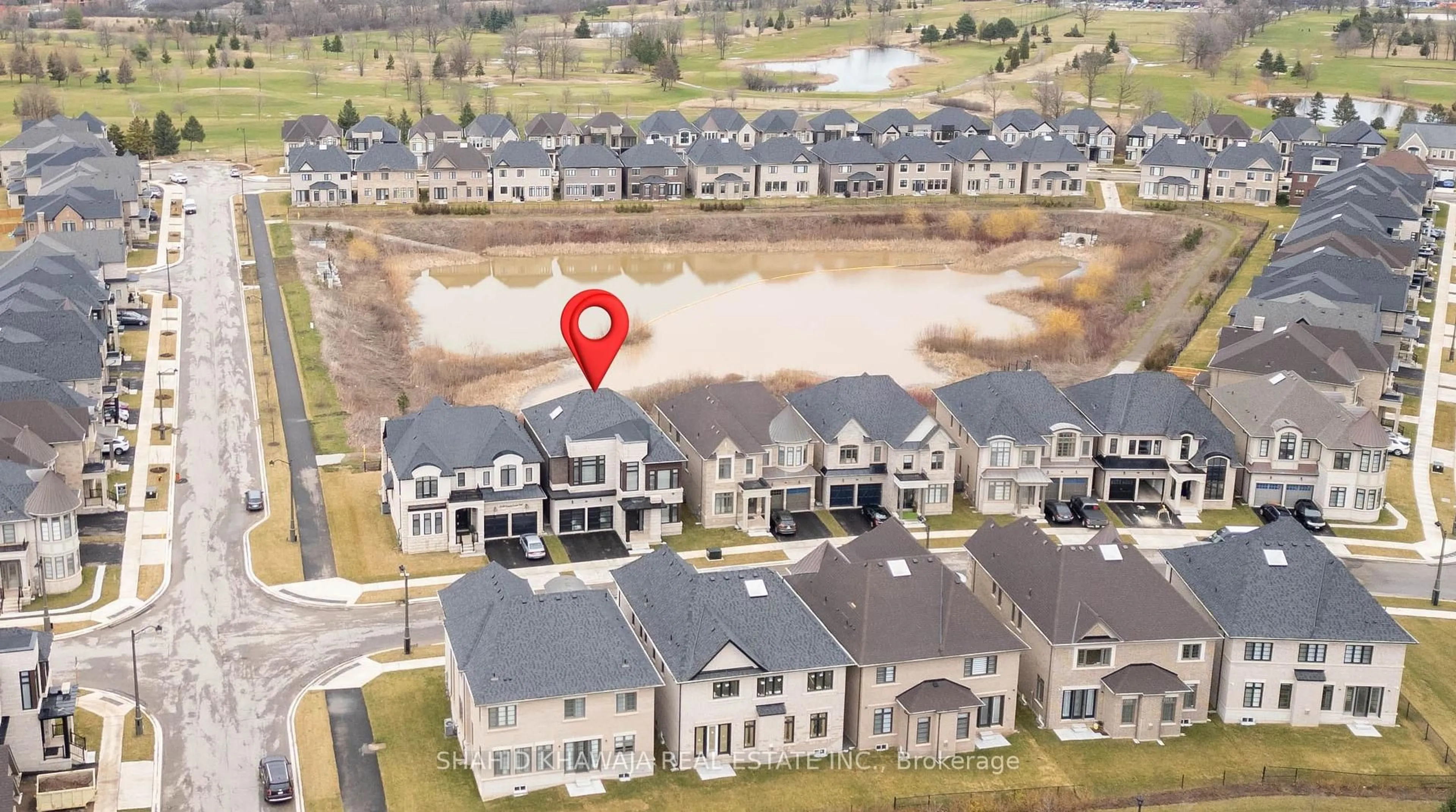 A pic from outside/outdoor area/front of a property/back of a property/a pic from drone, unknown for 2340 Edward Leaver Tr, Oakville Ontario L6M 5M7