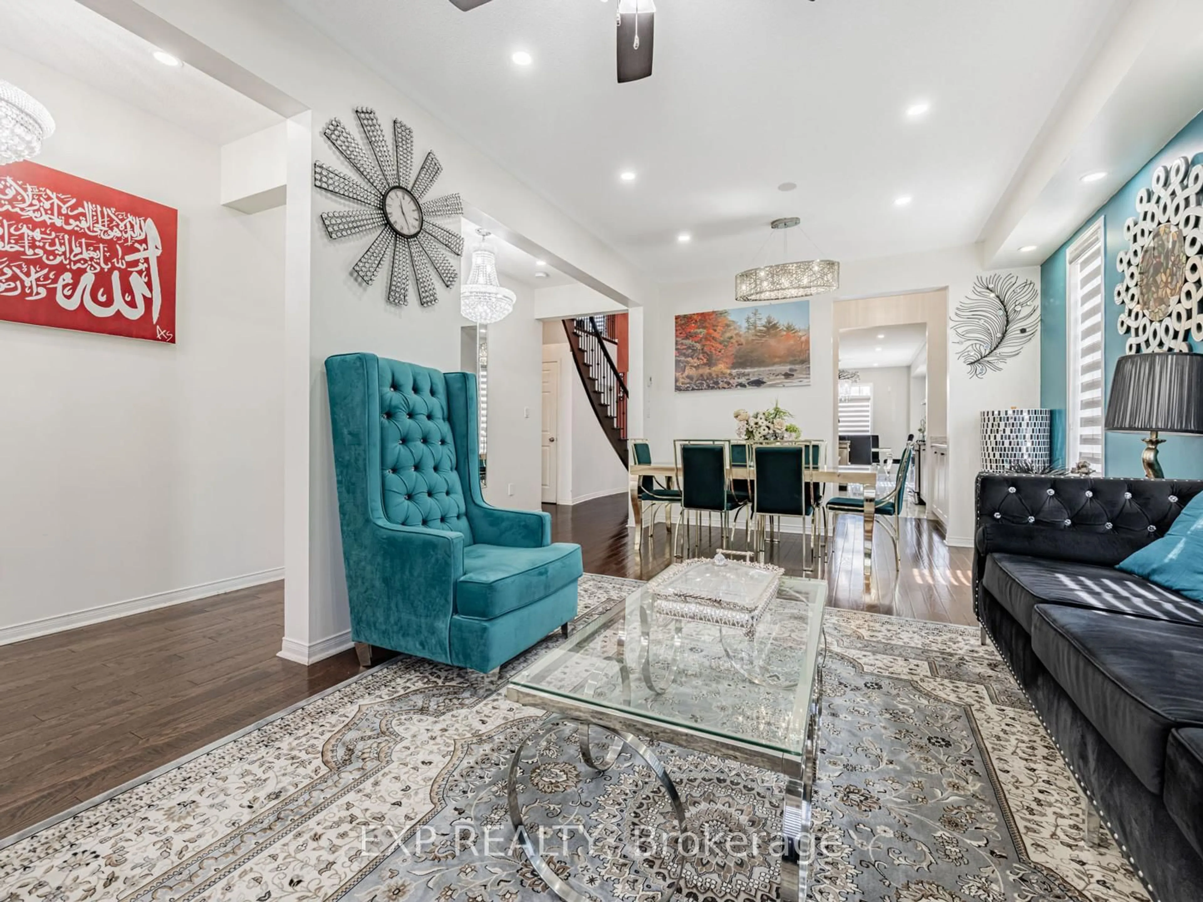 Living room with furniture, unknown for 53 Fred Young Dr, Toronto Ontario M3L 0A1