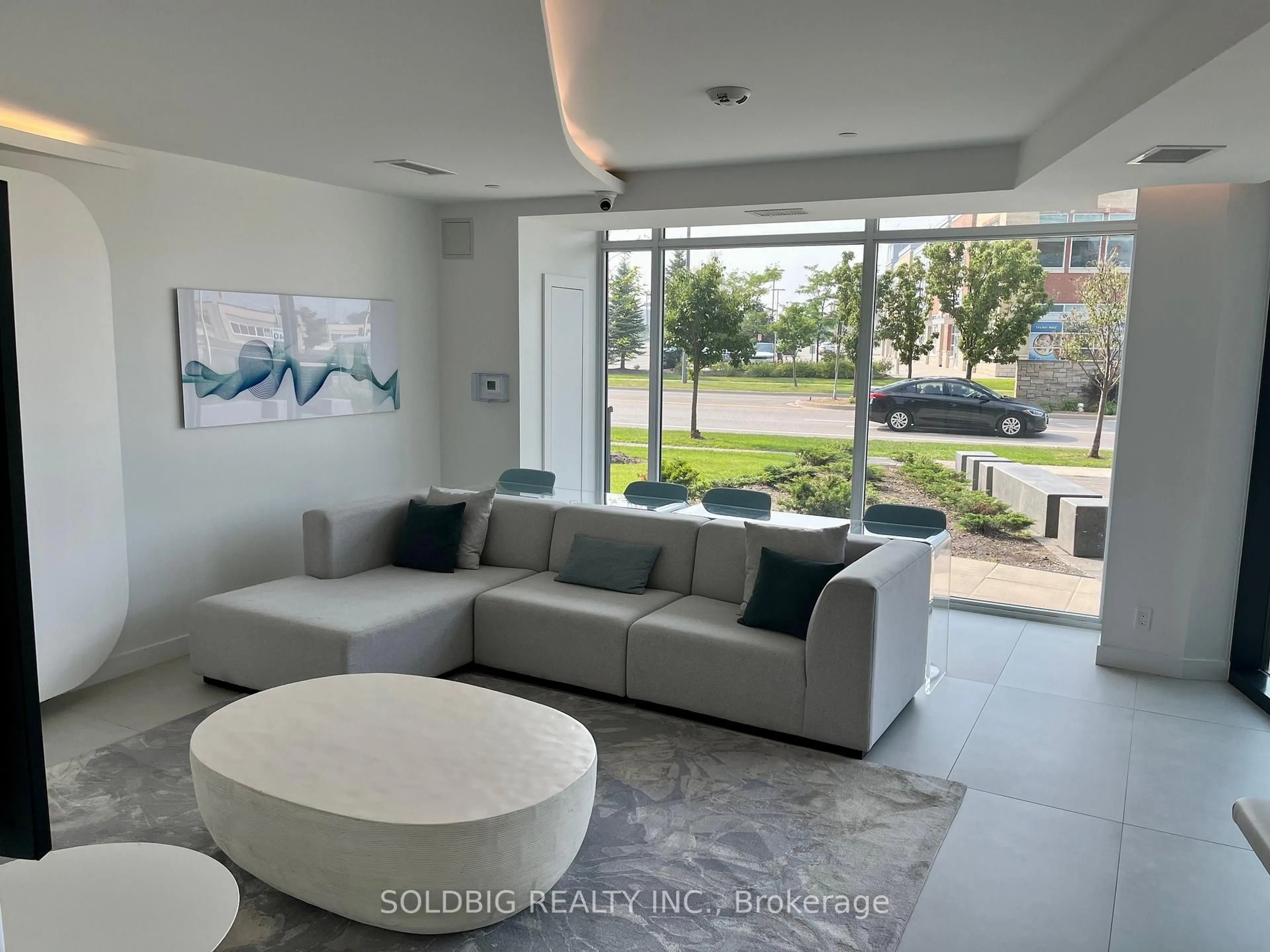 Living room with furniture, unknown for 3210 Dakota Common #A612, Burlington Ontario L7M 2A8