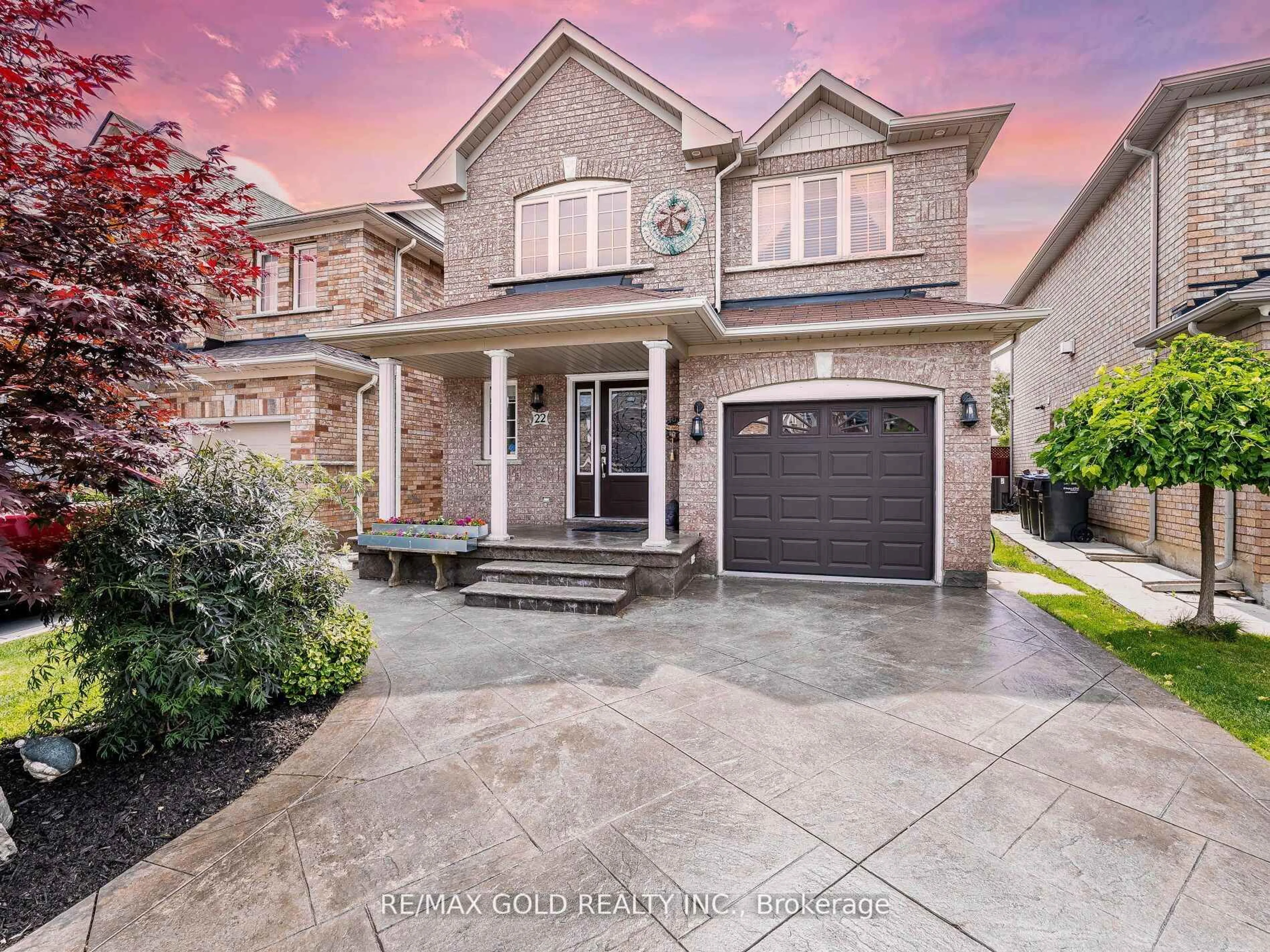Home with brick exterior material, street for 22 Salonica Rd, Brampton Ontario L7A 3K9