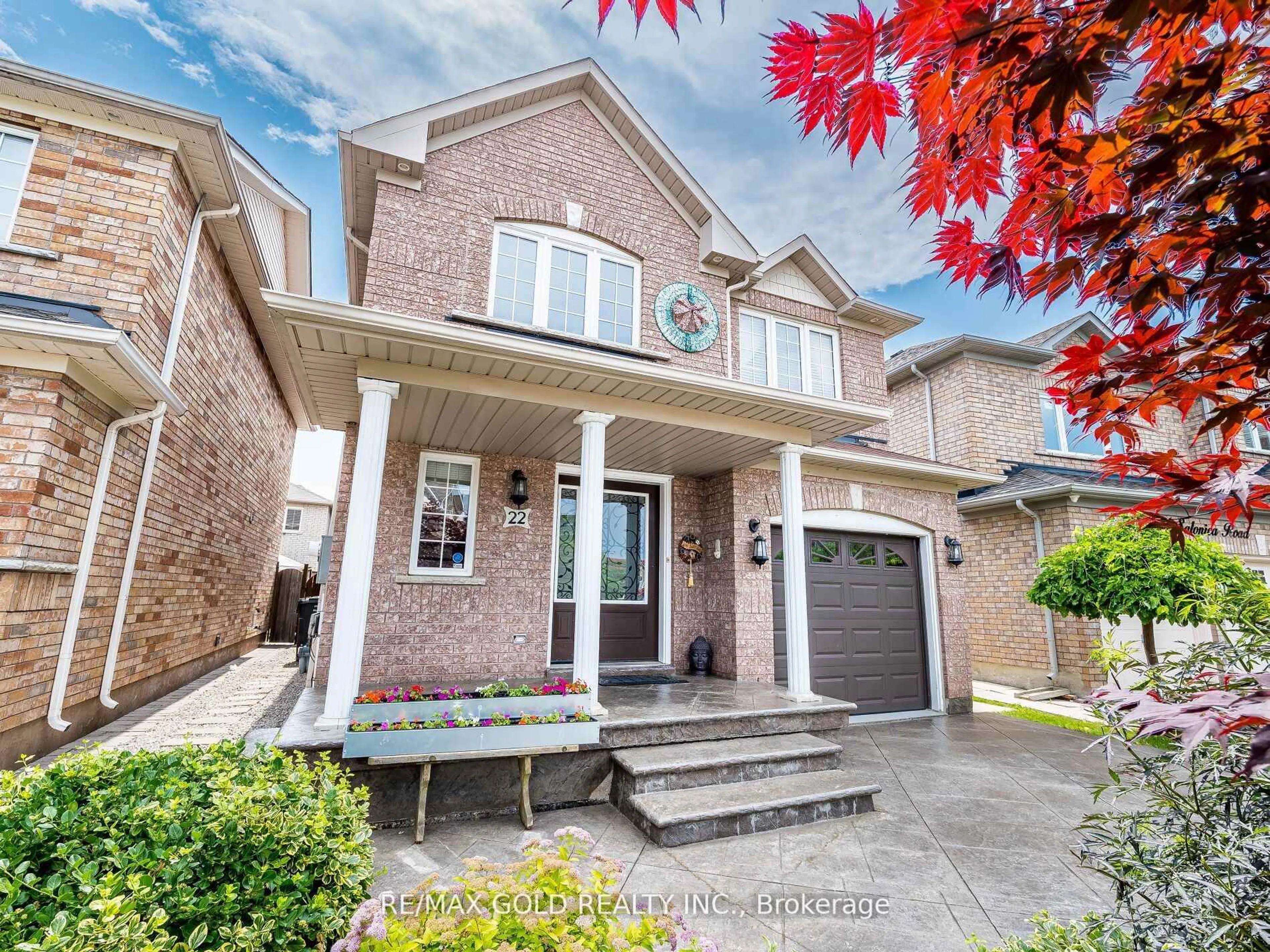 Home with brick exterior material, street for 22 Salonica Rd, Brampton Ontario L7A 3K9