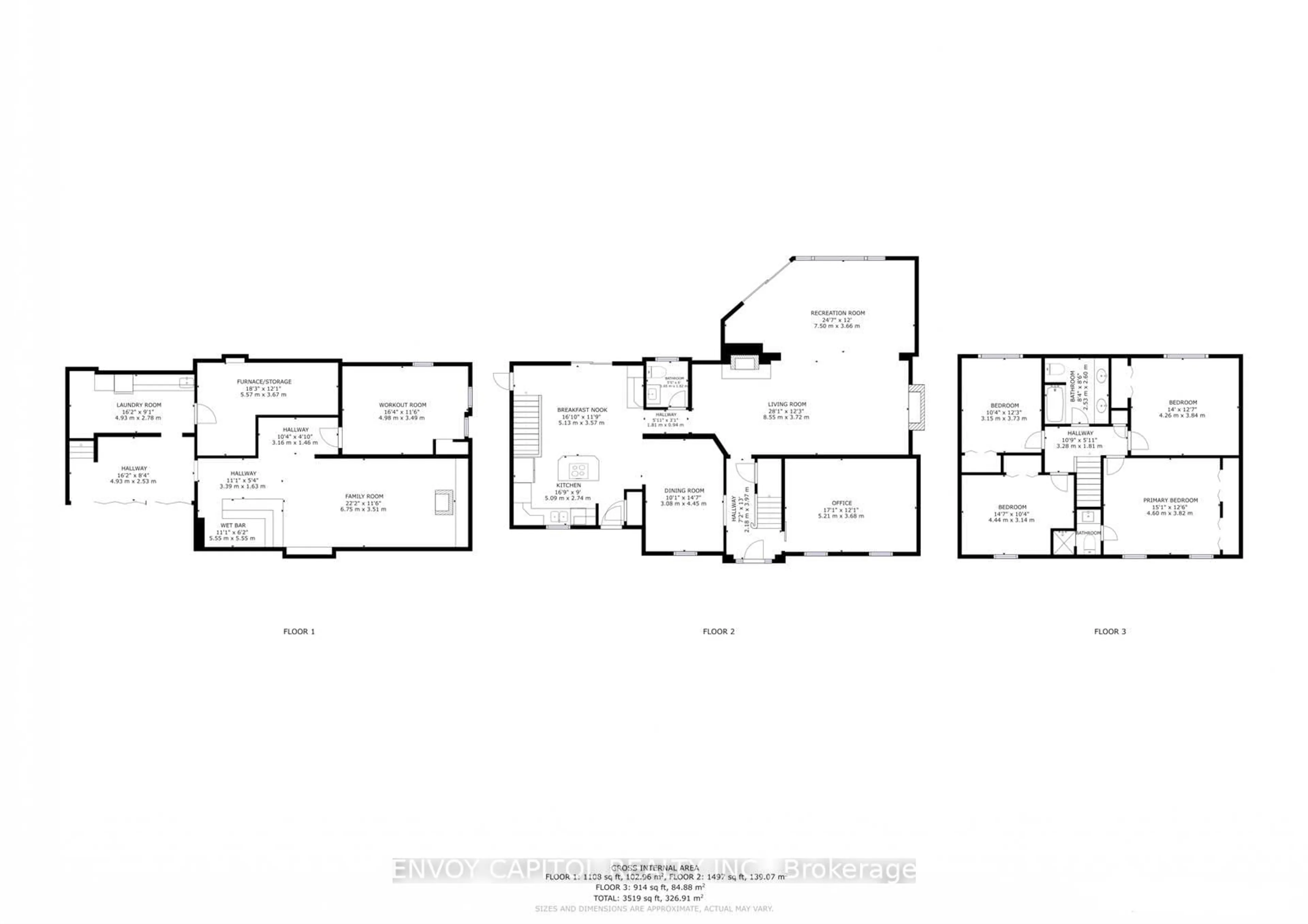 Floor plan for 11636 6th Line, Milton Ontario L7J 2L7
