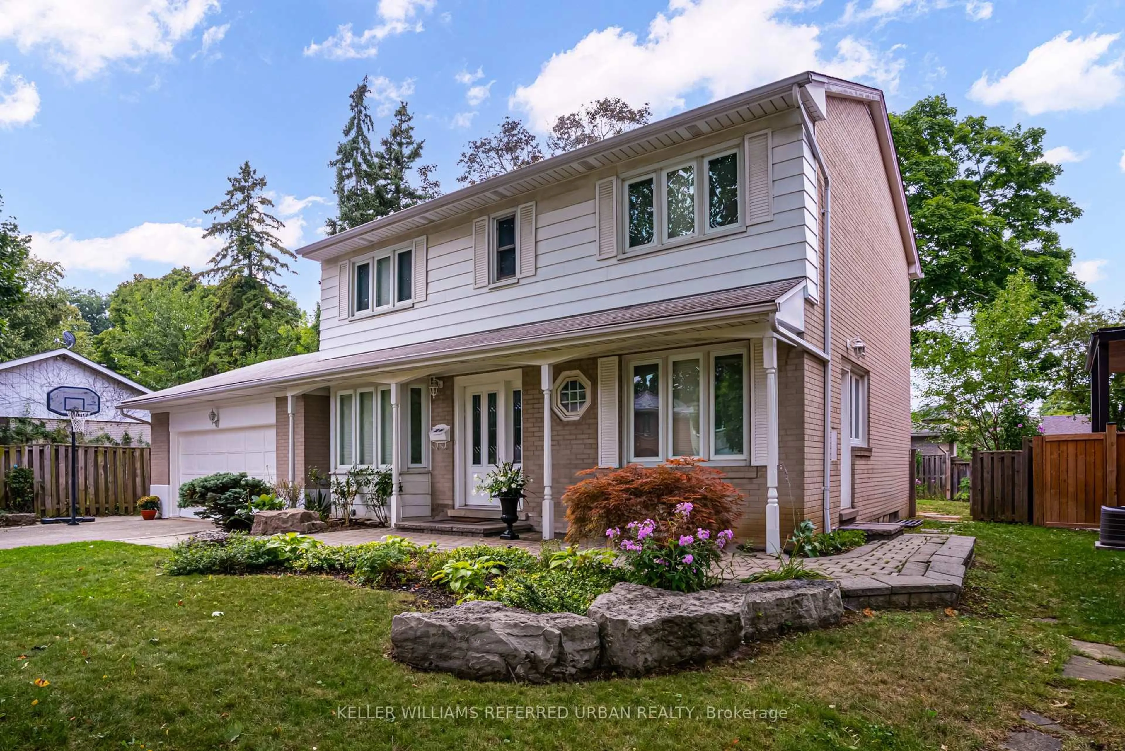 Home with vinyl exterior material, street for 26 Foxmeadow Rd, Toronto Ontario M9R 1E5