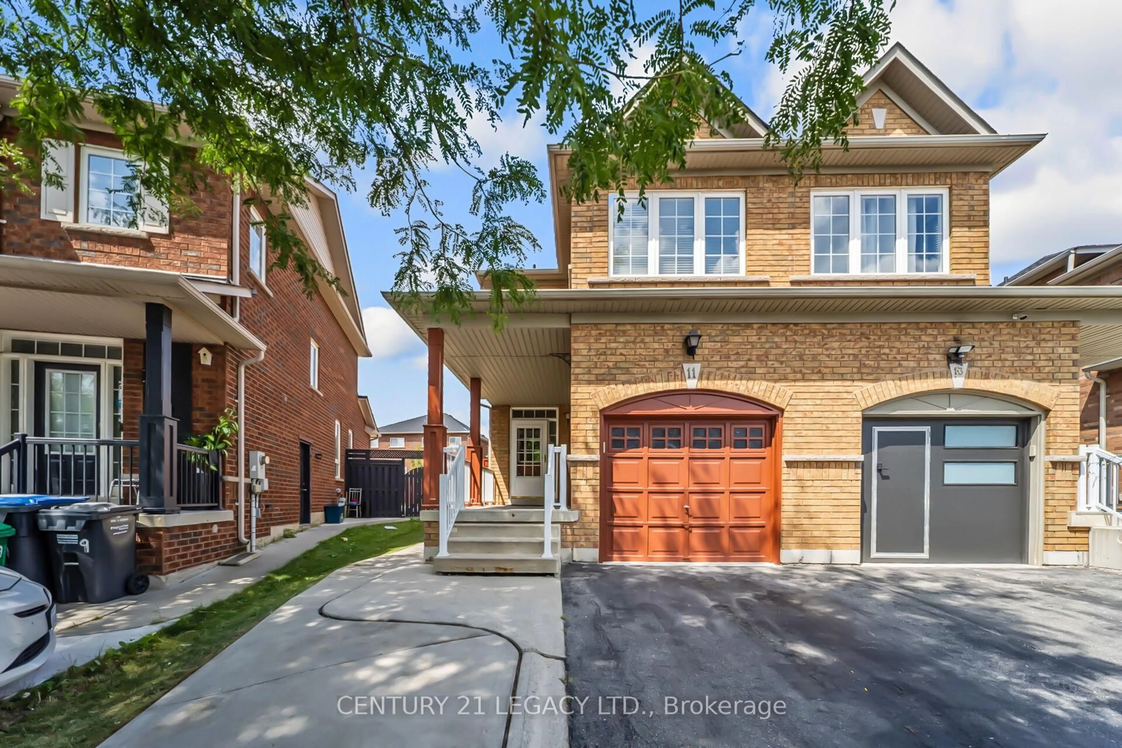 Home with brick exterior material, street for 11 Nathaniel Cres, Brampton Ontario L6Y 5M4