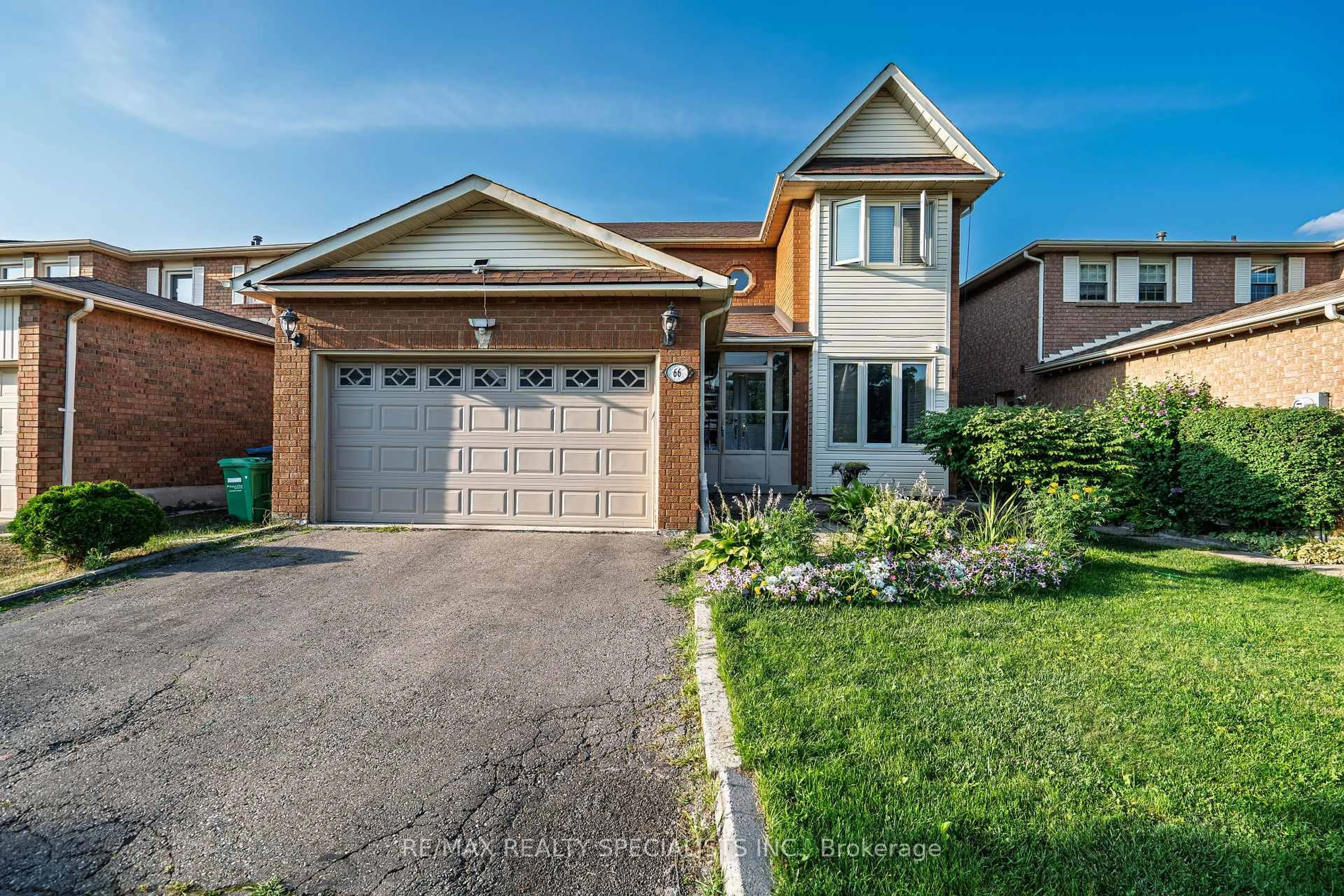 Home with brick exterior material, street for 66 Stillwater Cres, Brampton Ontario L6X 3L1