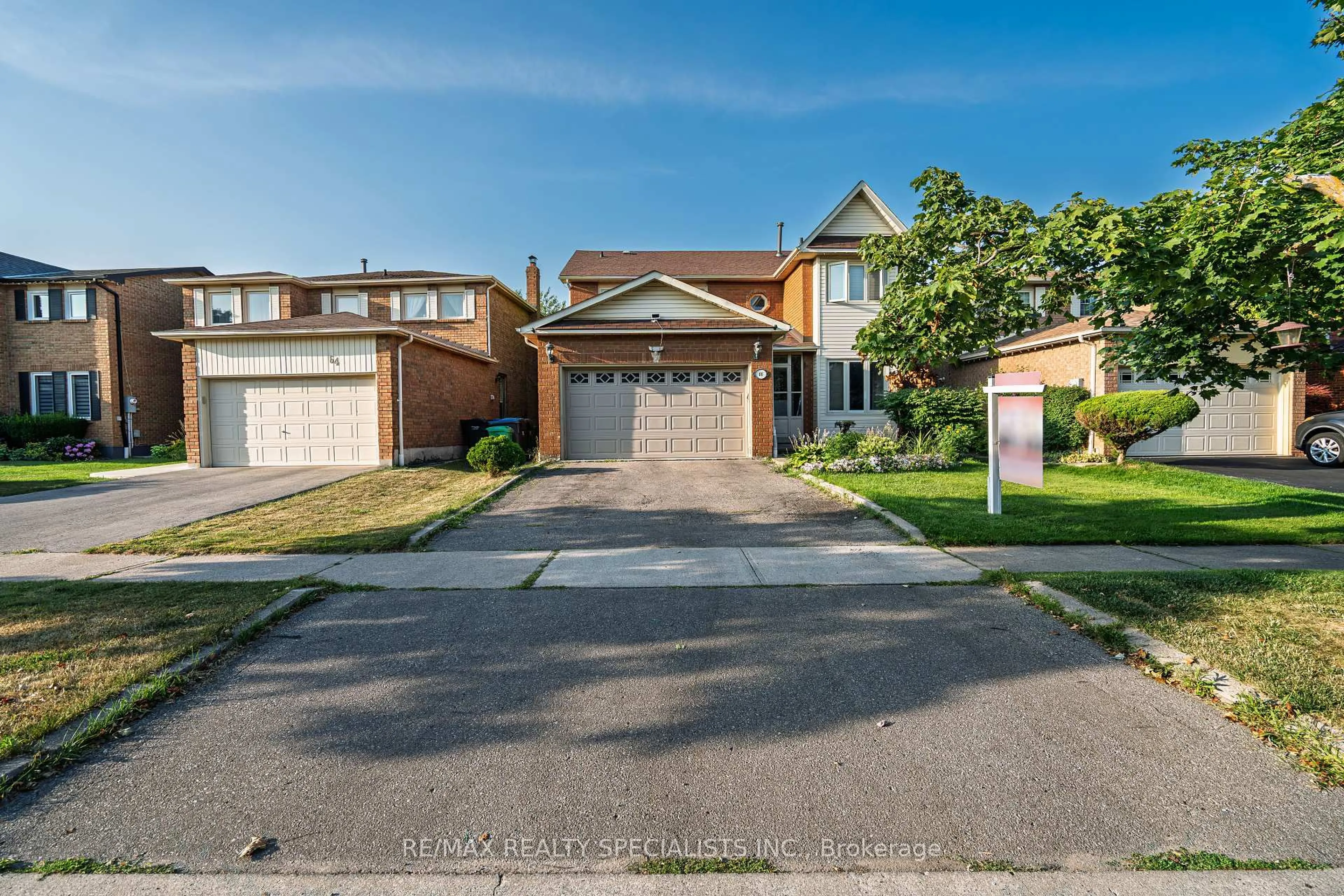 Home with brick exterior material, street for 66 Stillwater Cres, Brampton Ontario L6X 3L1