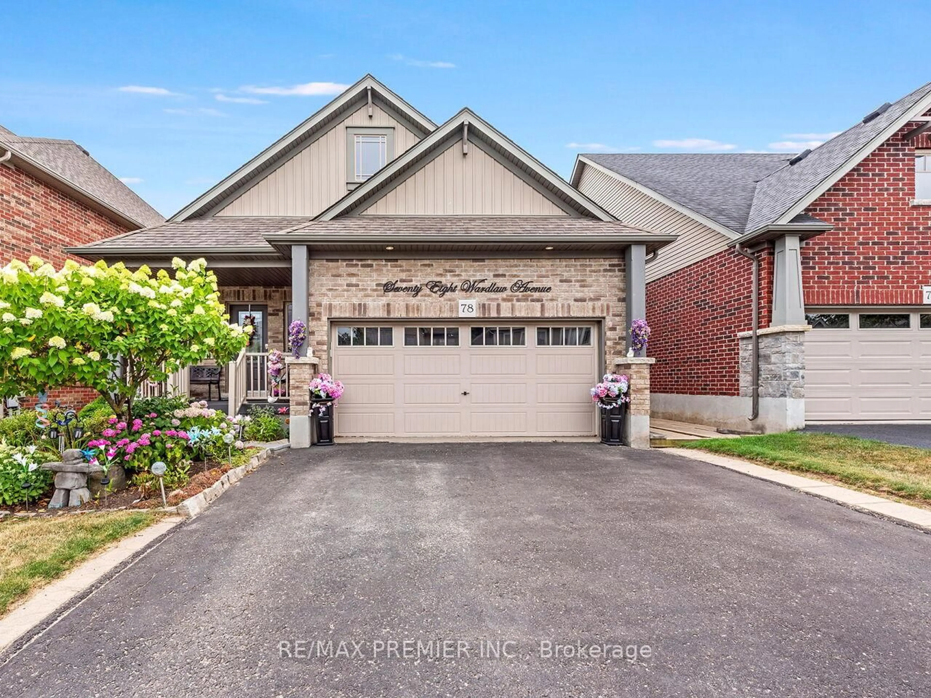Home with brick exterior material, street for 78 Wardlaw Ave, Orangeville Ontario L9W 6M3
