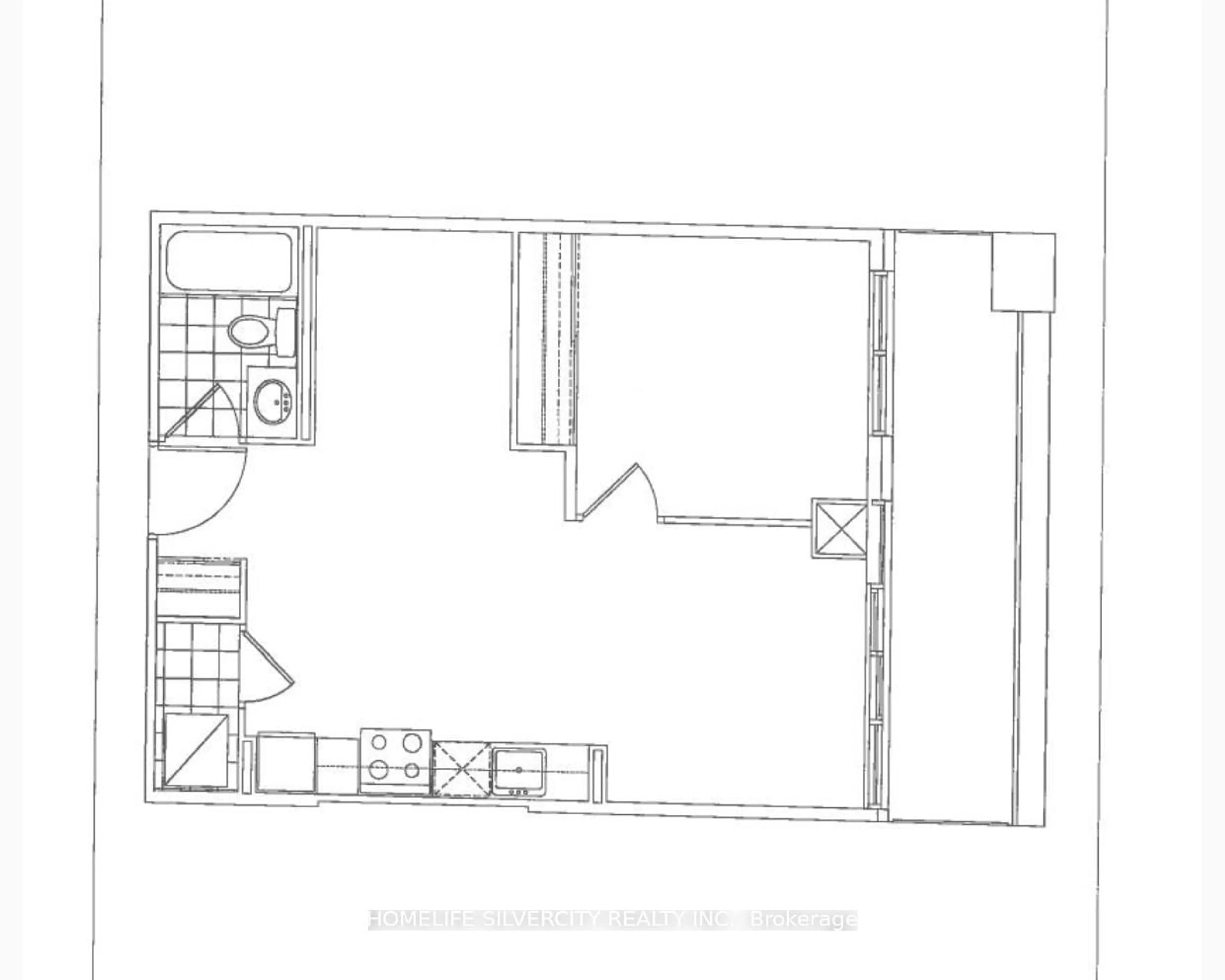 Floor plan for 4055 Parkside Village Dr #512, Mississauga Ontario L5B 0K8