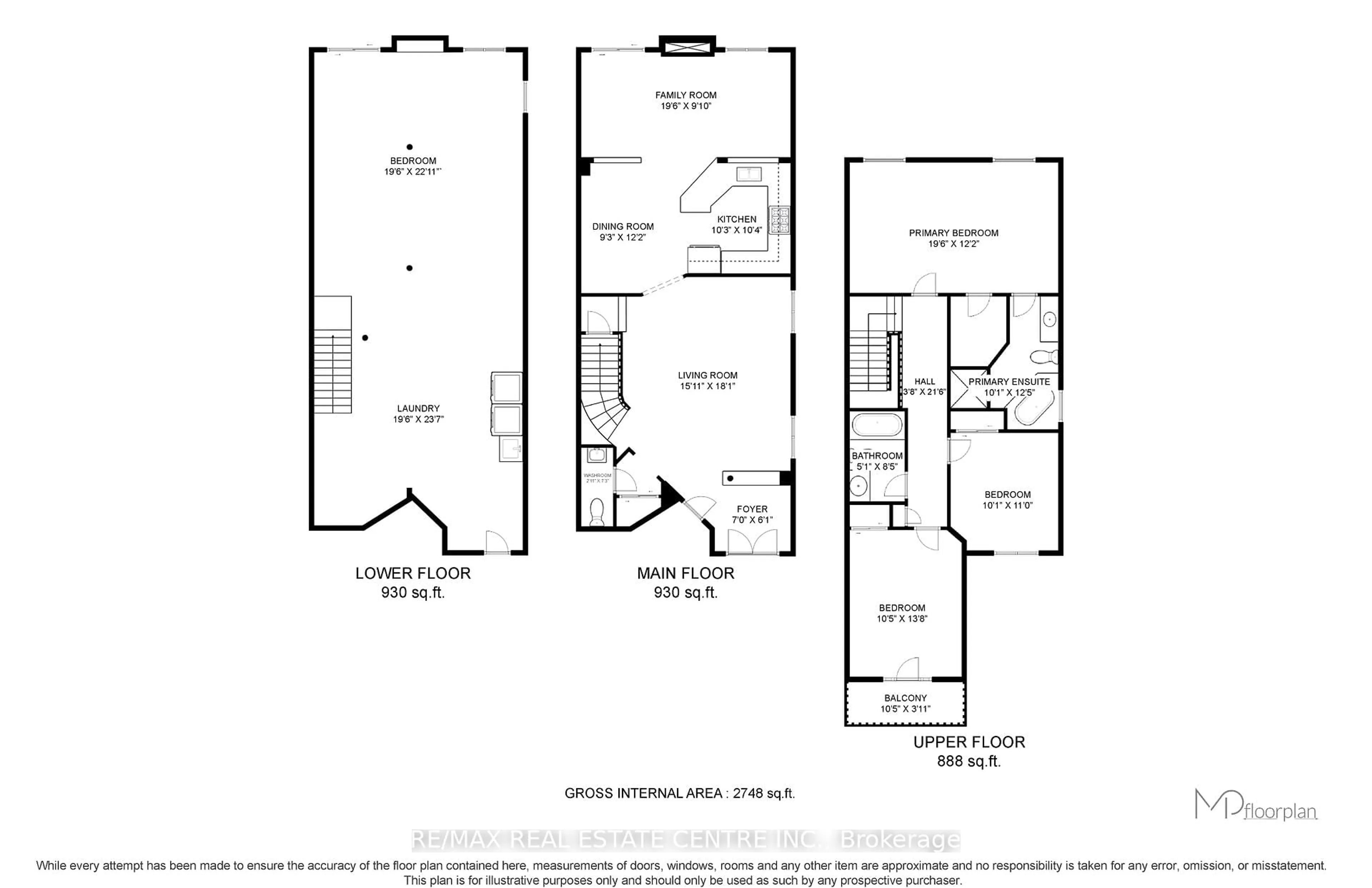 Floor plan for 21 Hesketh Crt, Caledon Ontario L7C 1C6