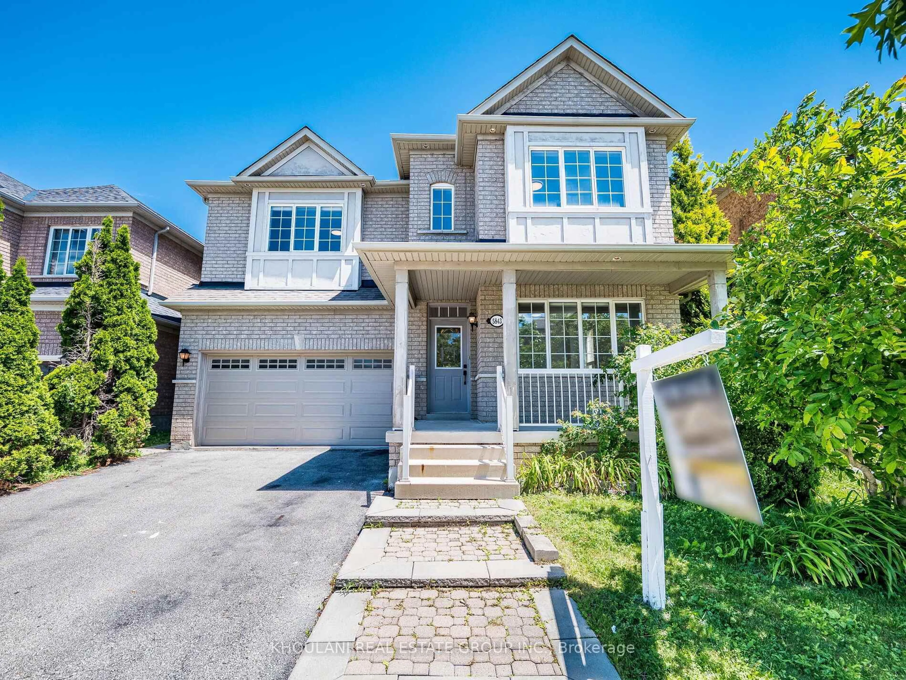 Home with brick exterior material, street for 5843 Rainspring Dr, Mississauga Ontario L5M 6X7
