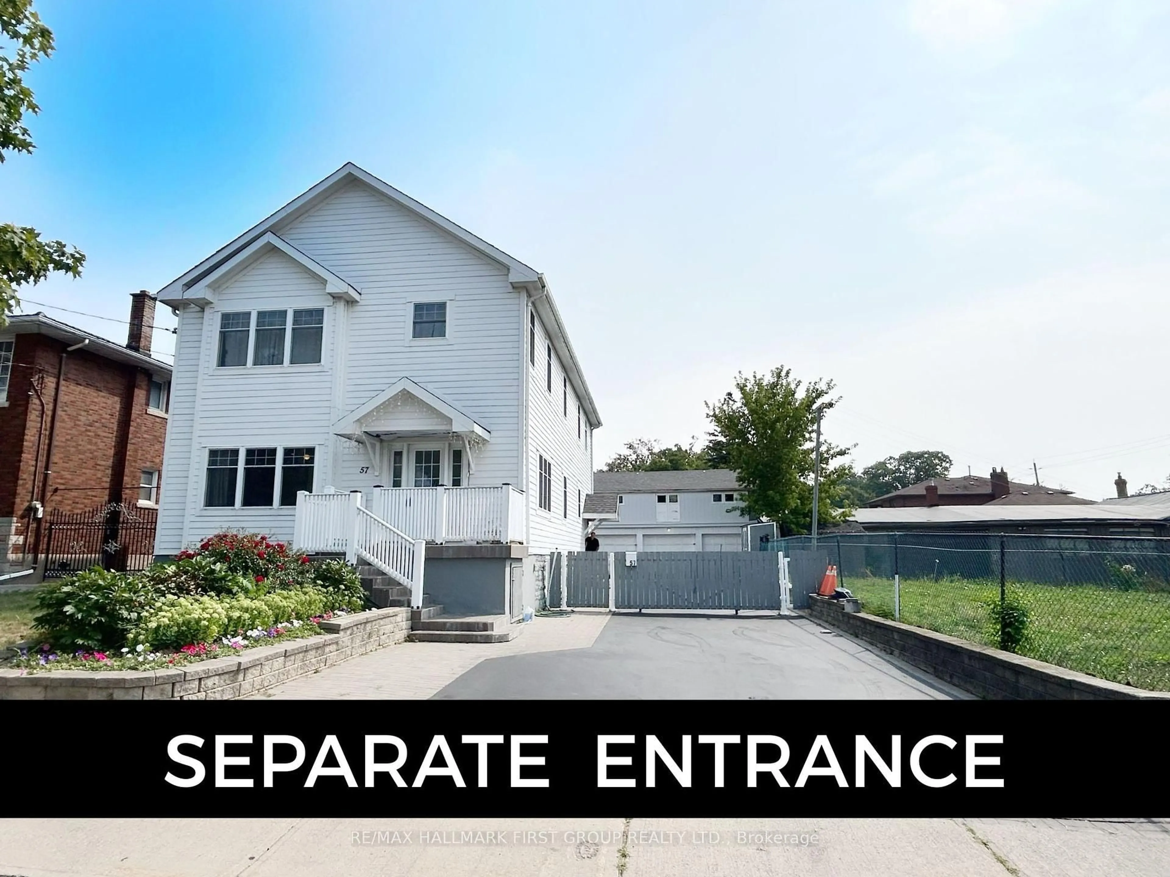 Home with vinyl exterior material, street for 57 Wendell Ave, Toronto Ontario M9N 3K8