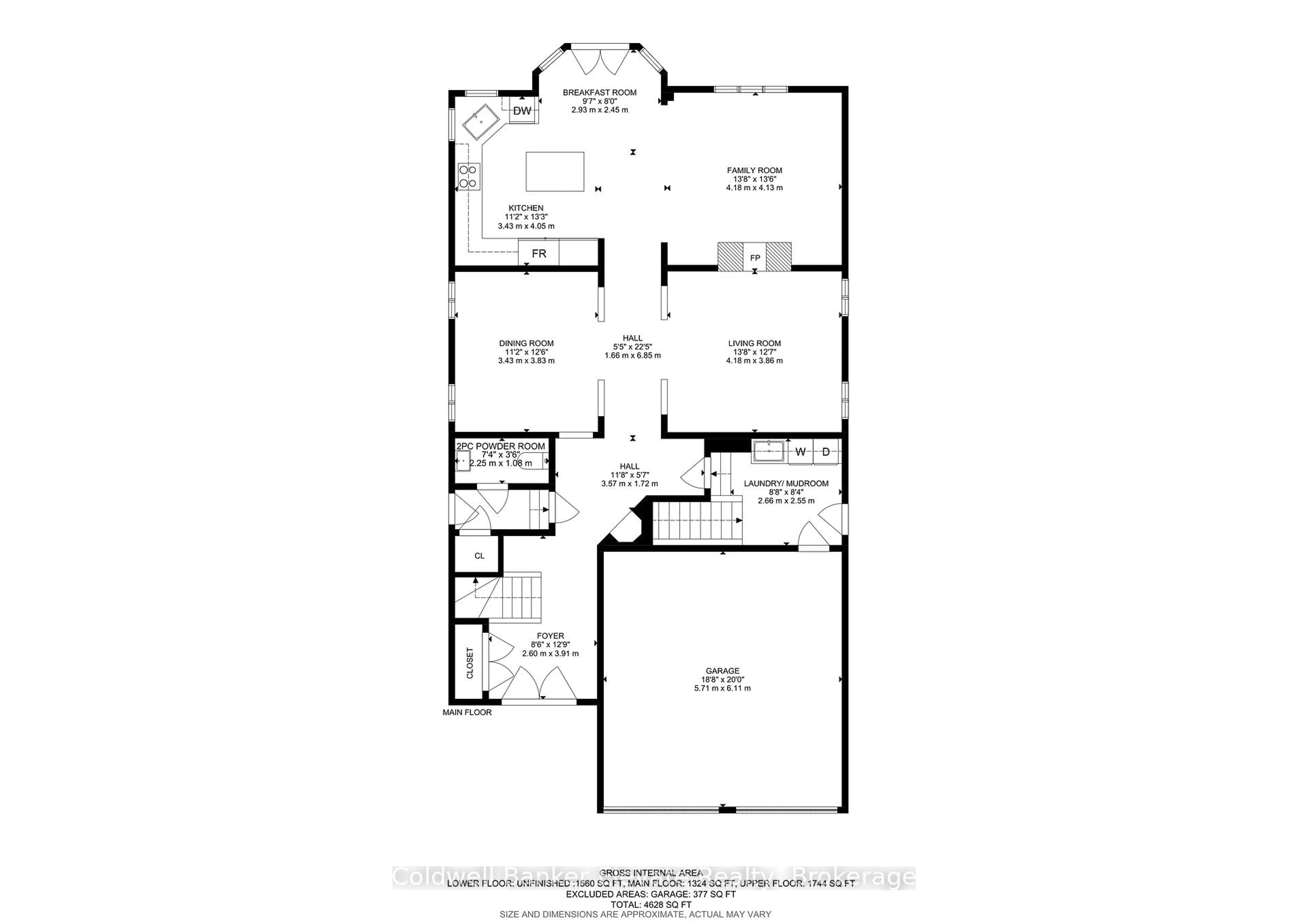 Floor plan for 15172 Danby Rd, Halton Hills Ontario L7G 0H6