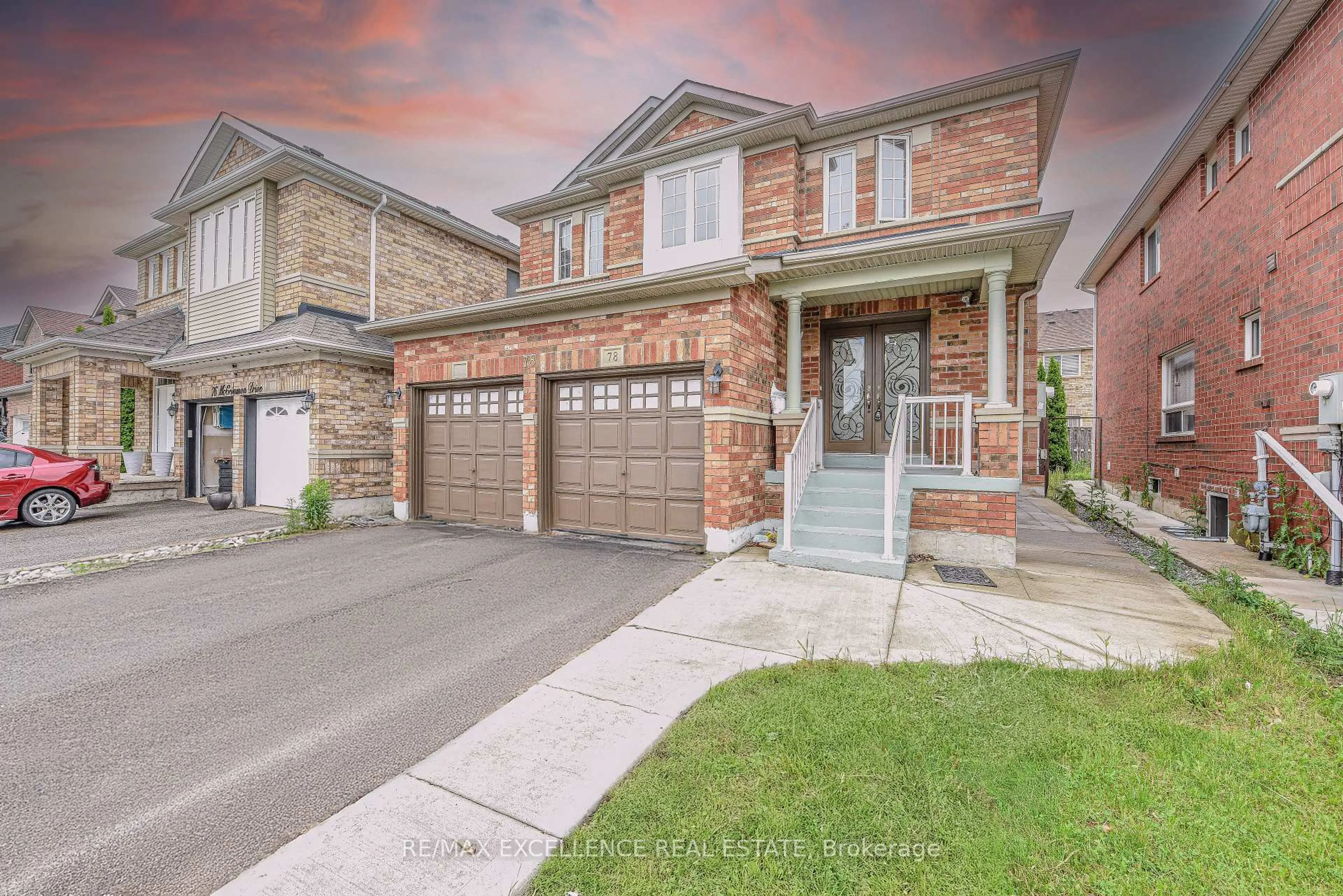 Home with brick exterior material, street for 78 Mccrimmon Dr, Brampton Ontario L7A 2Z3