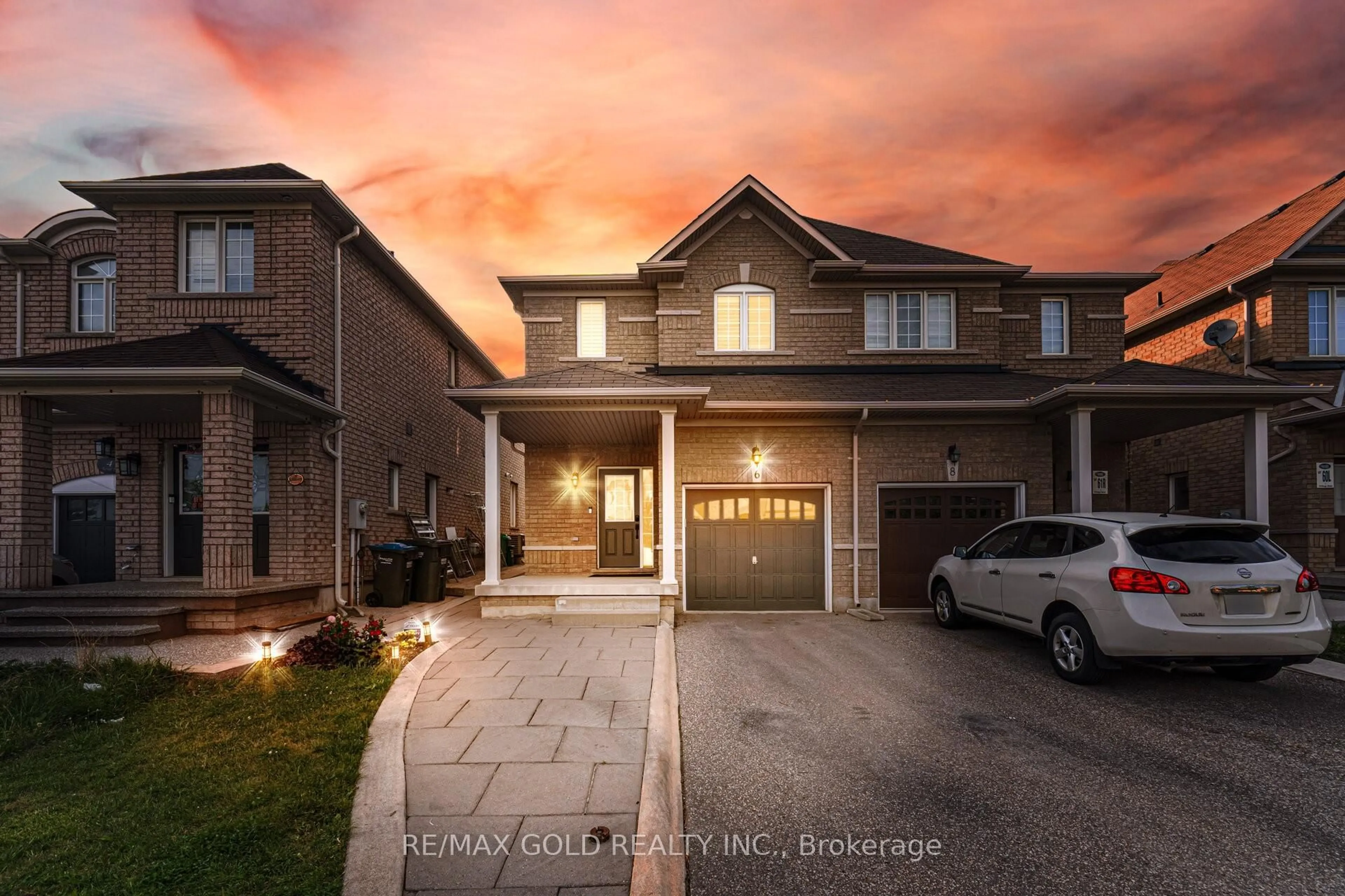 Home with brick exterior material, street for 6 Rouge St, Brampton Ontario L6P 3H8