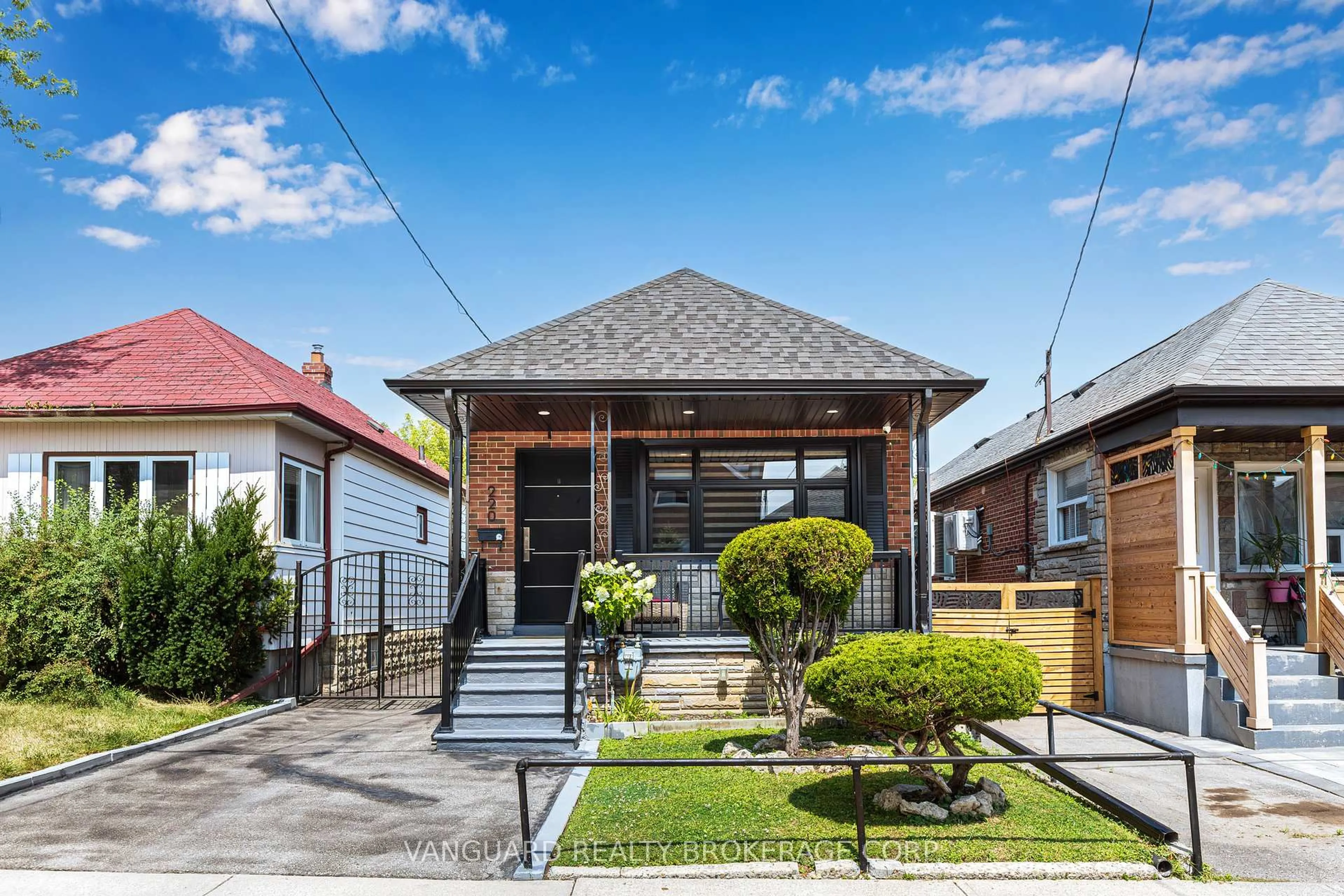 Home with brick exterior material, street for 220 Belgravia Ave, Toronto Ontario M6E 2M8