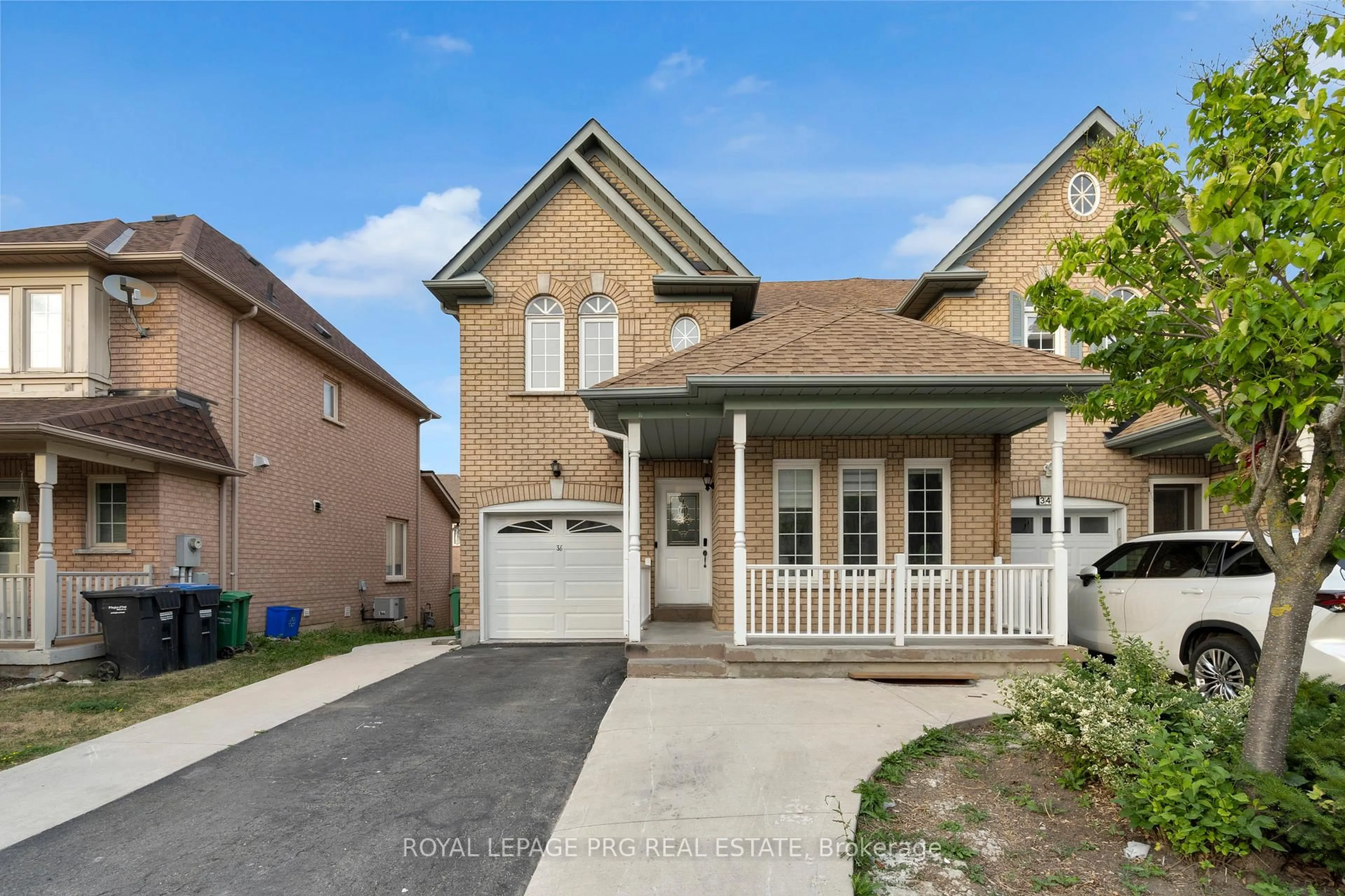 Home with brick exterior material, street for 36 Zebra Tr, Brampton Ontario L6R 2J3