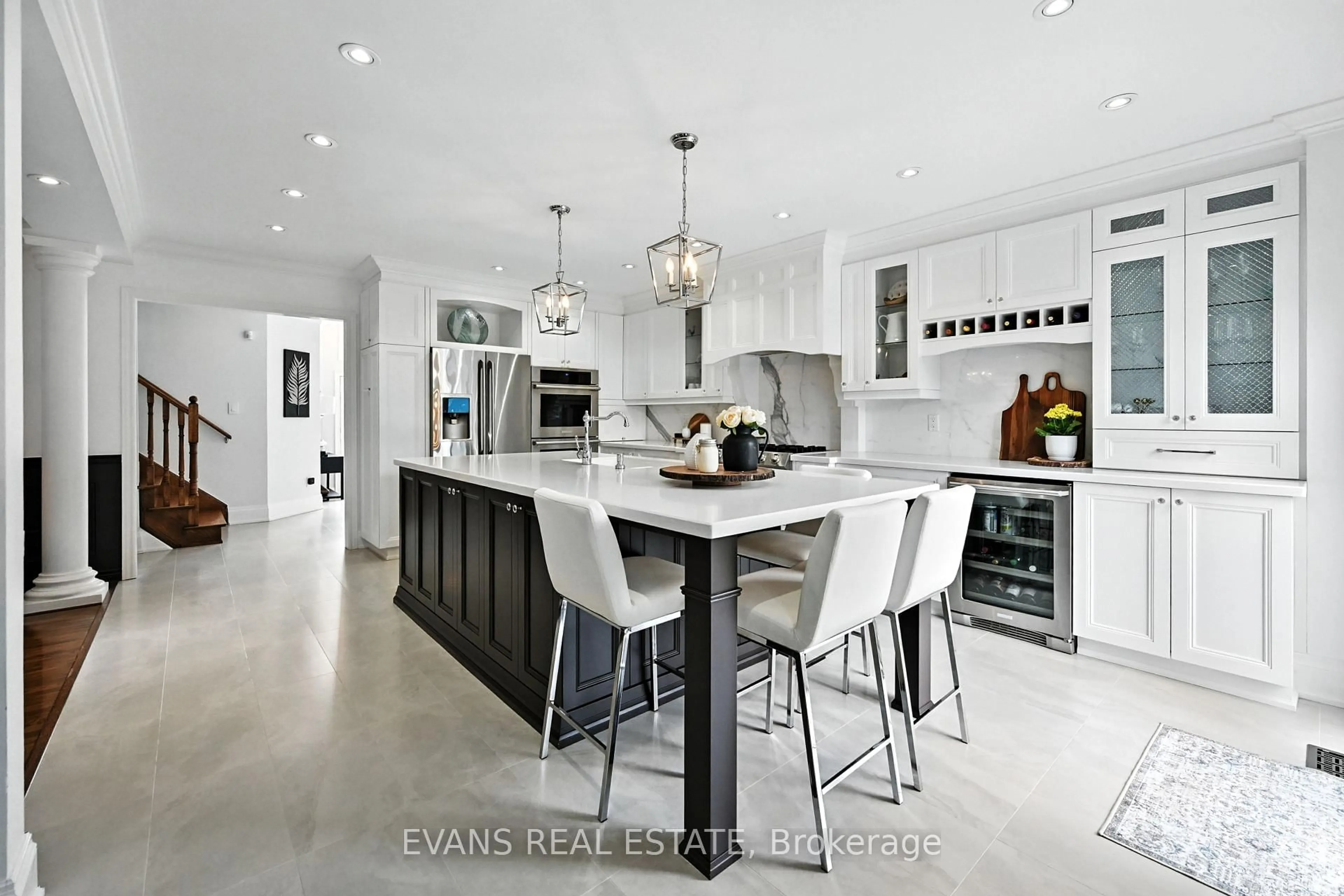 Contemporary kitchen, ceramic/tile floor for 2135 Deer Park Rd, Oakville Ontario L6M 3X4