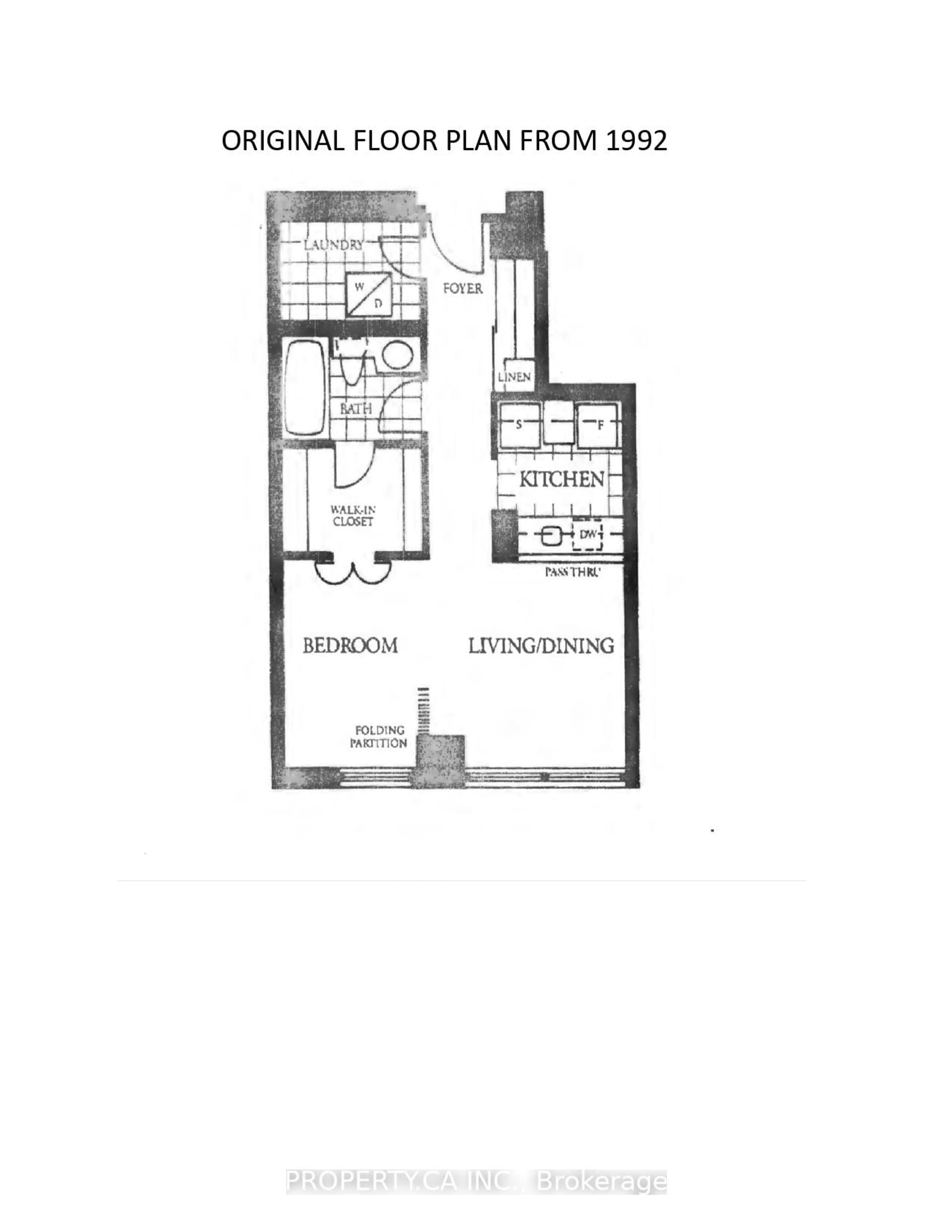 Floor plan for 101 Subway Cres #2308, Toronto Ontario M9B 6K4