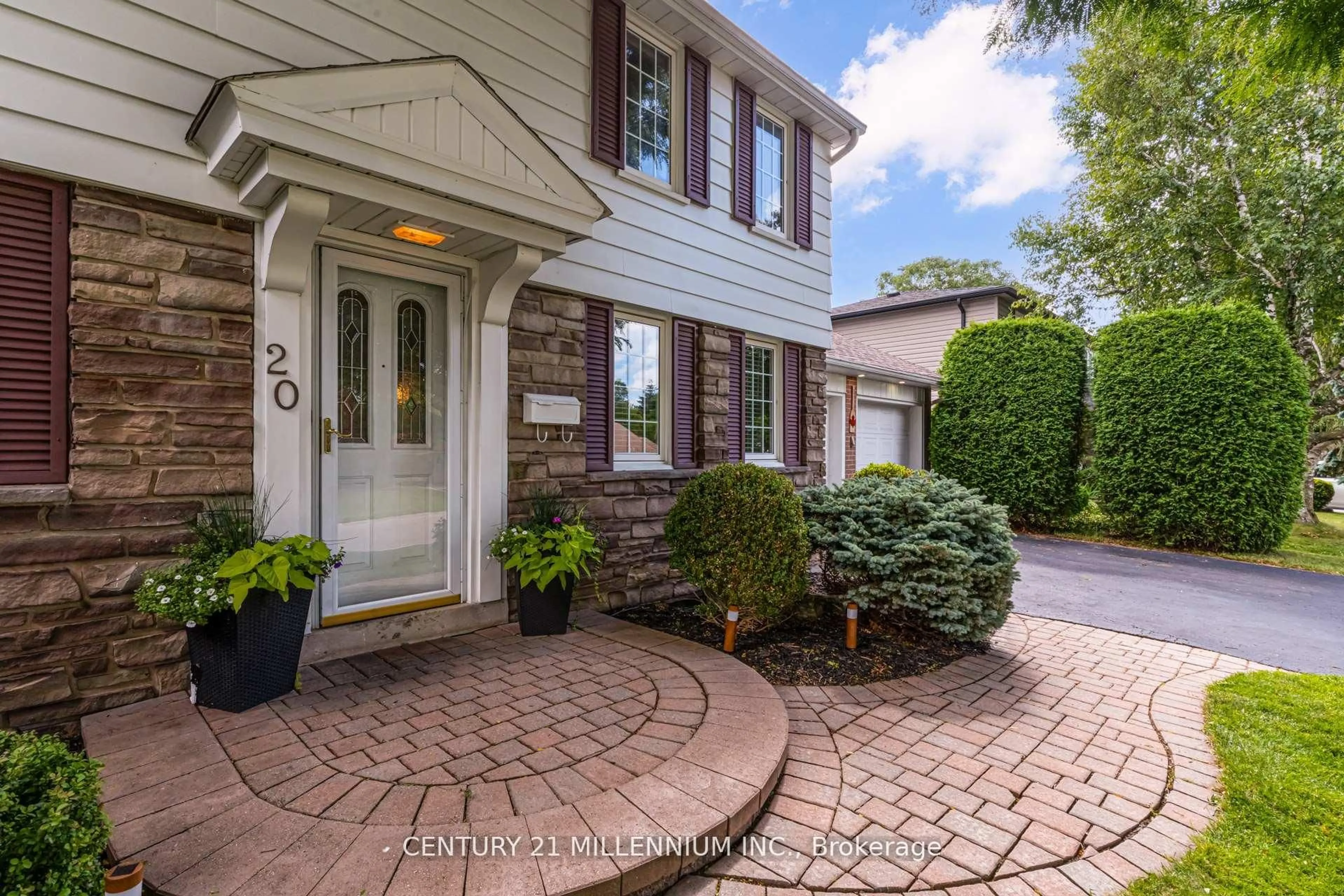 Home with brick exterior material, street for 20 Alderway Ave, Brampton Ontario L6Y 2B7