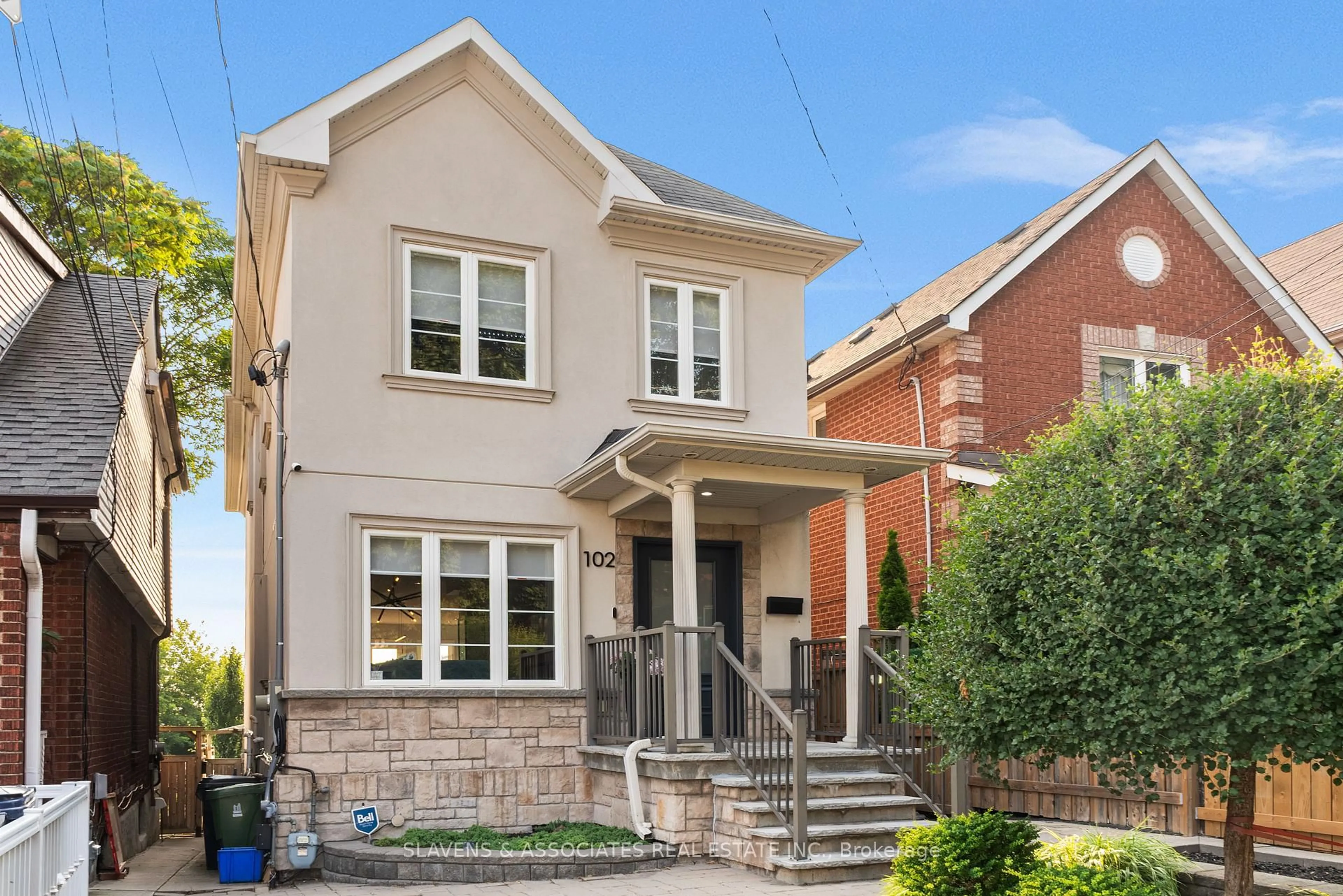 Home with brick exterior material, street for 102 Gilbert Ave, Toronto Ontario M6E 4W1