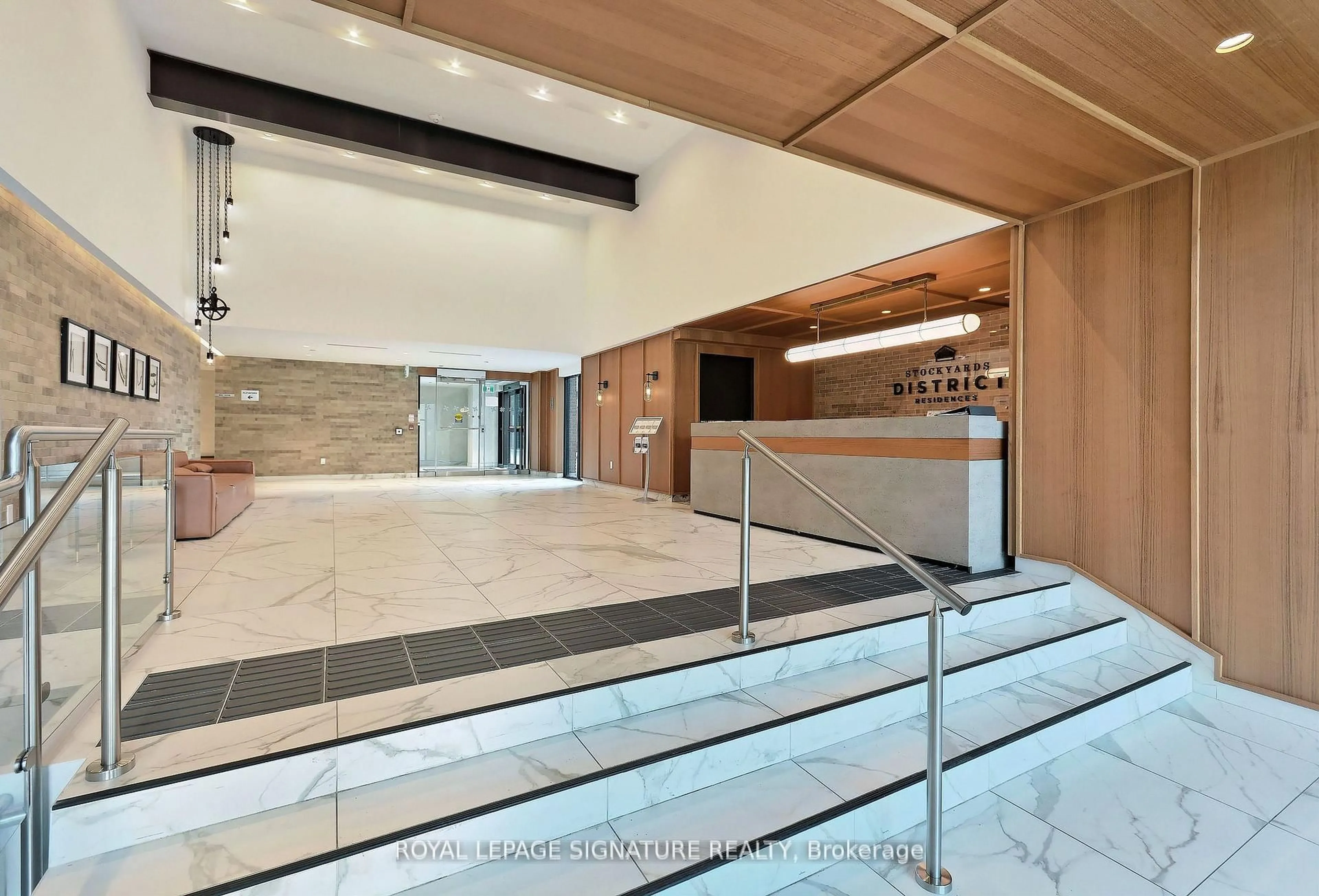 Indoor foyer for 2300 St Clair Ave #327, Toronto Ontario M6N 1K8