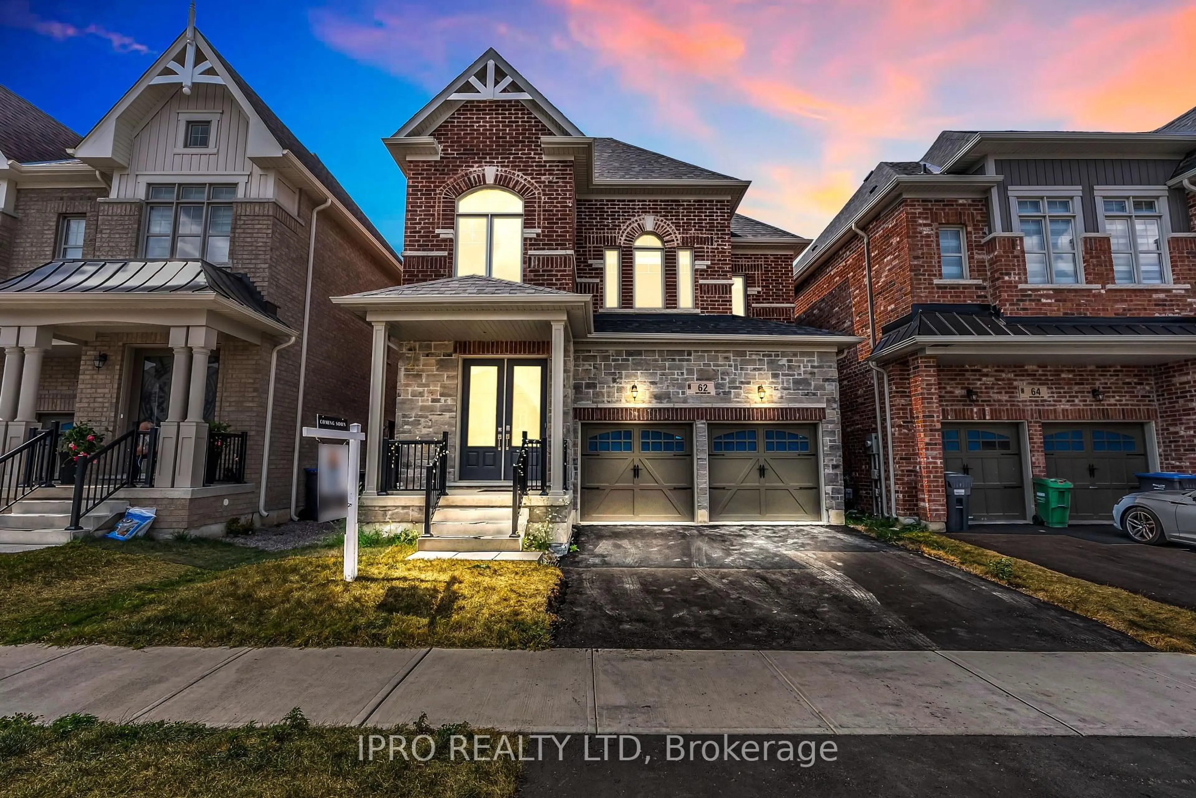 Home with brick exterior material, street for 62 Dotchson Ave, Caledon Ontario L7C 4G7
